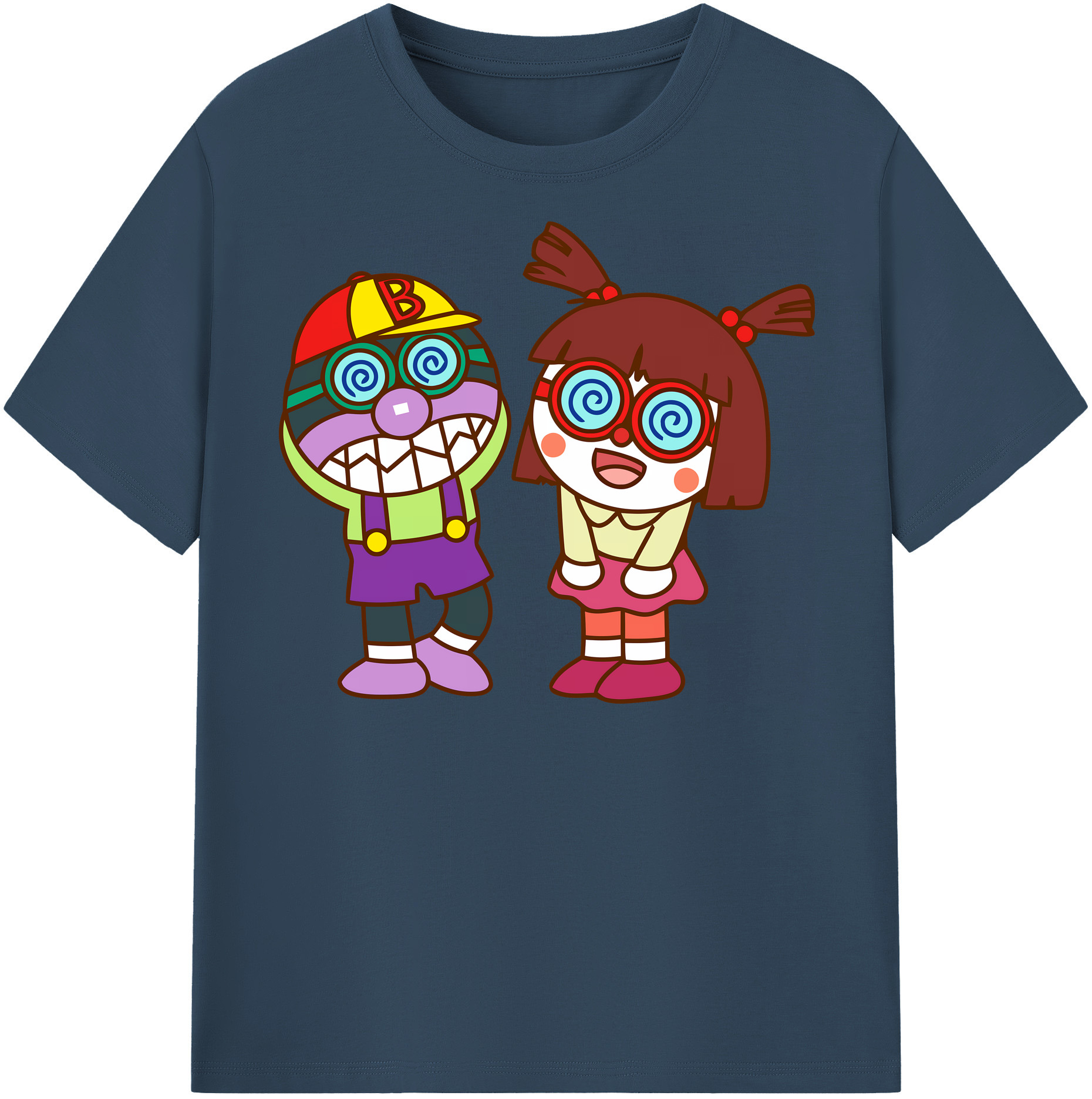 （画像用） アンパンマン Anpanman 綿100％半袖Tシャツ（フロントプリント）