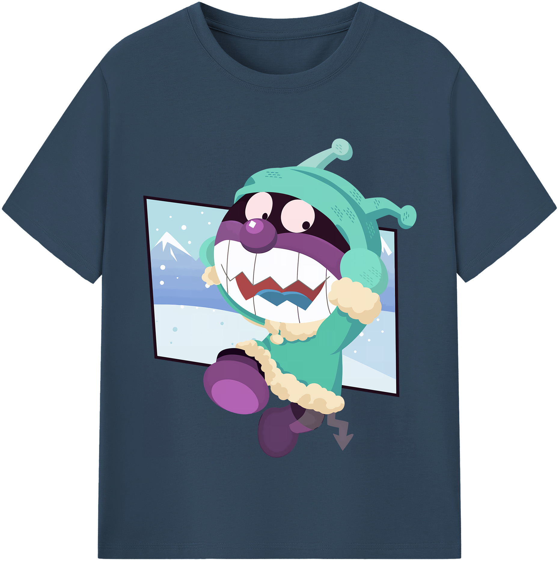 （画像用） アンパンマン Anpanman 綿100％半袖Tシャツ（フロントプリント）