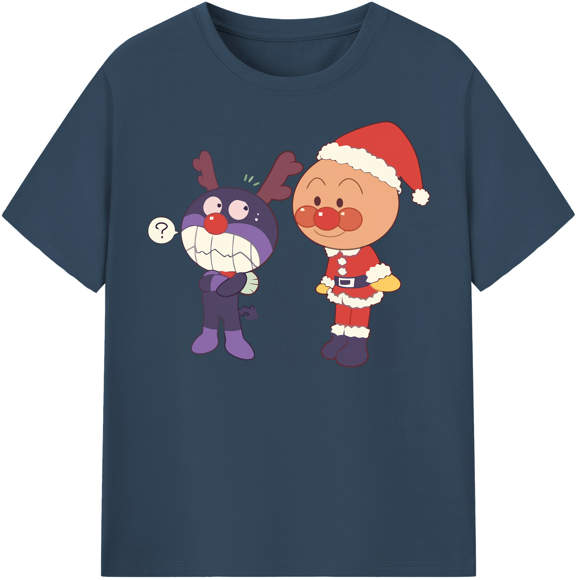 （画像用） アンパンマン Anpanman 綿100％半袖Tシャツ（フロントプリント）