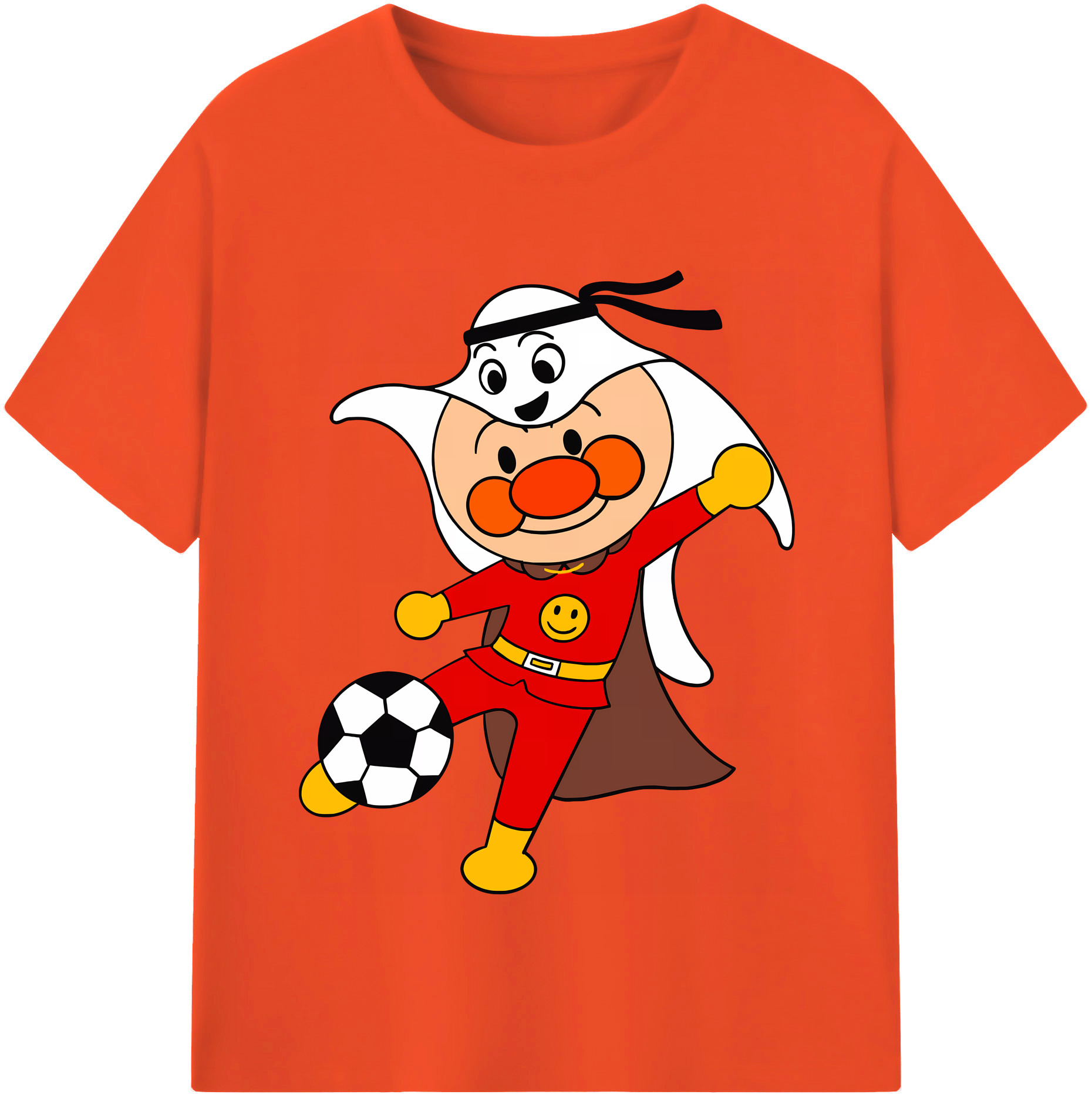 （画像用） アンパンマン Anpanman 綿100％半袖Tシャツ（フロントプリント）