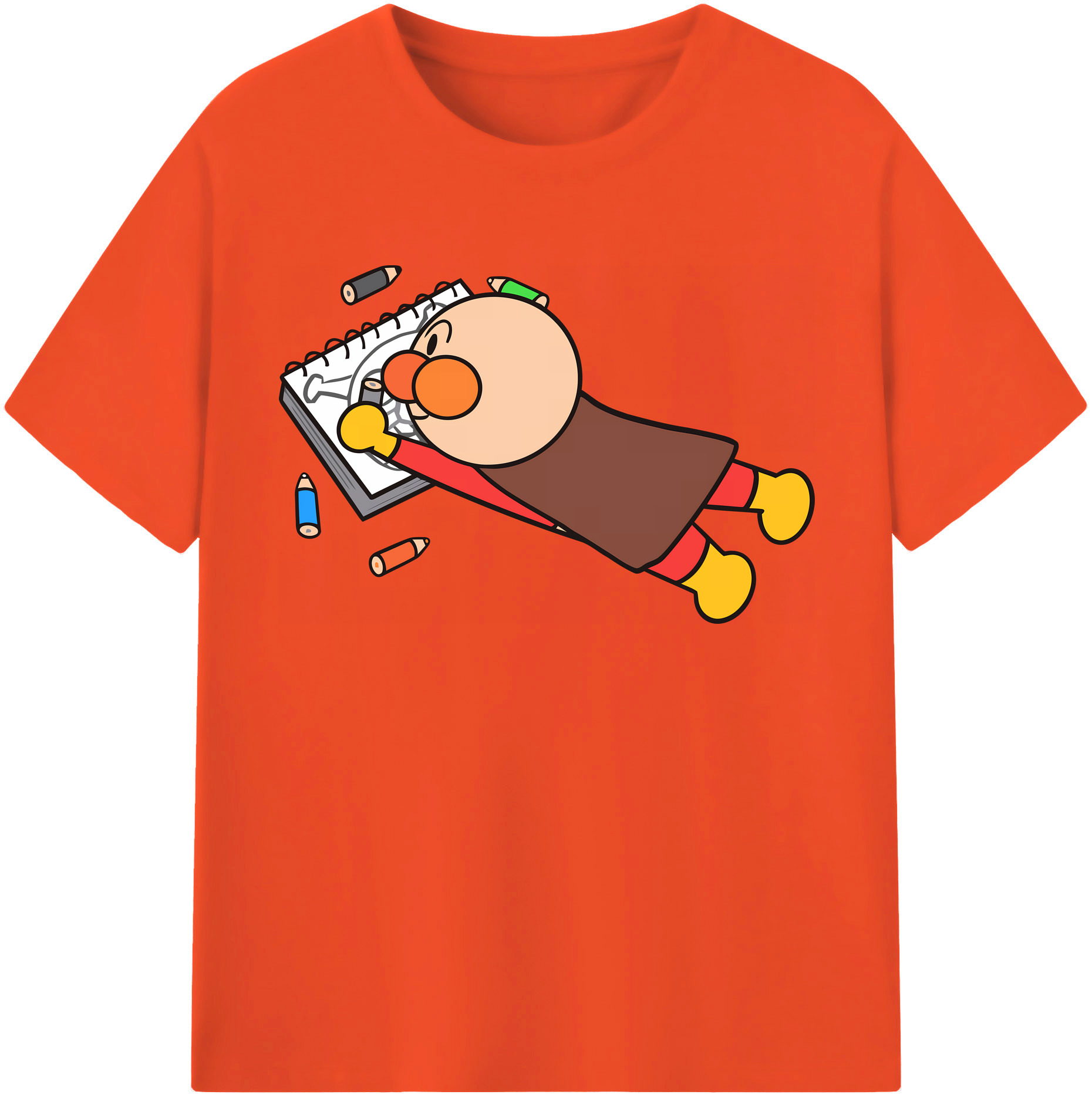 （画像用） アンパンマン Anpanman 綿100％半袖Tシャツ（フロントプリント）