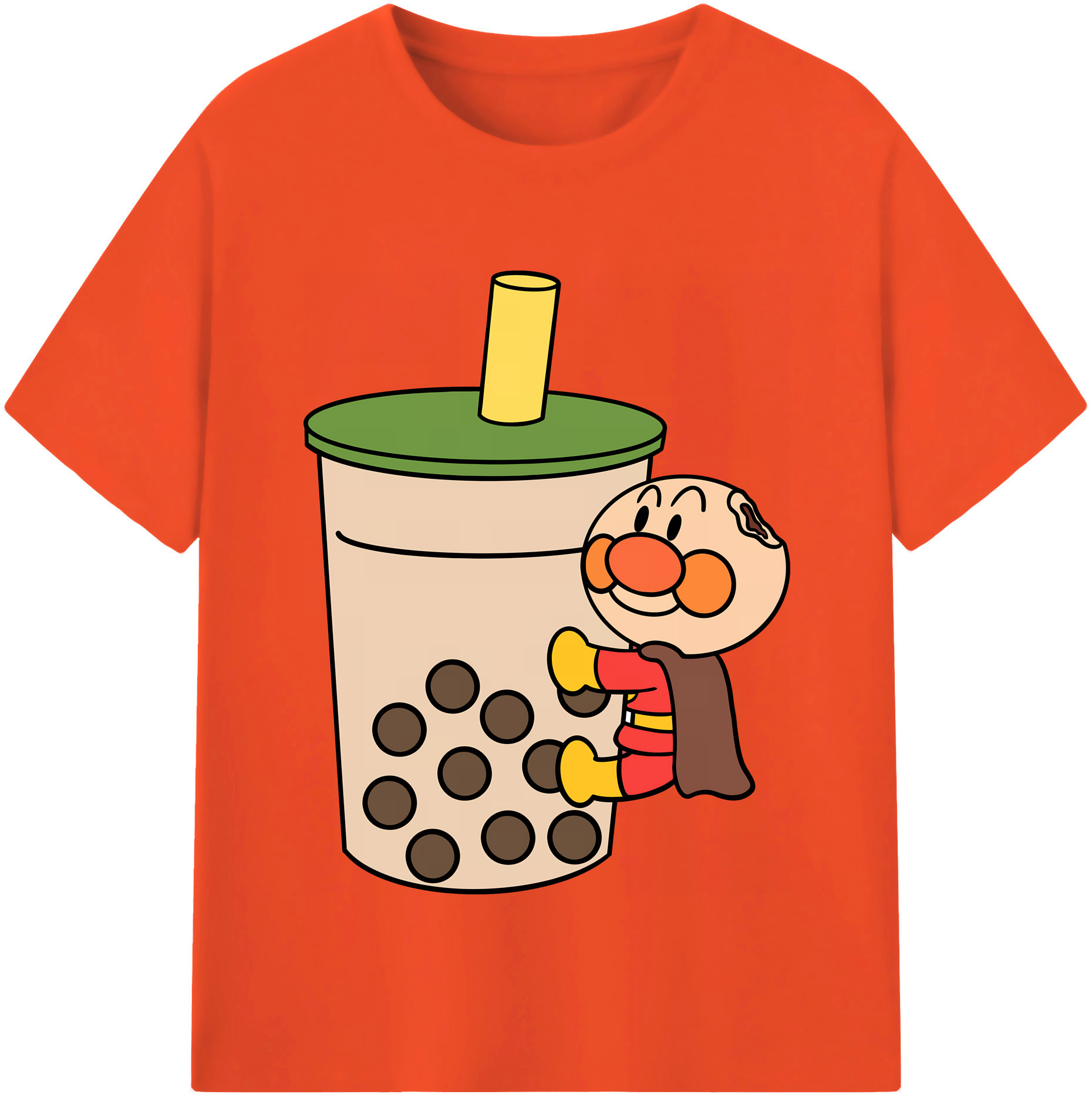 （画像用） アンパンマン Anpanman 綿100％半袖Tシャツ（フロントプリント）