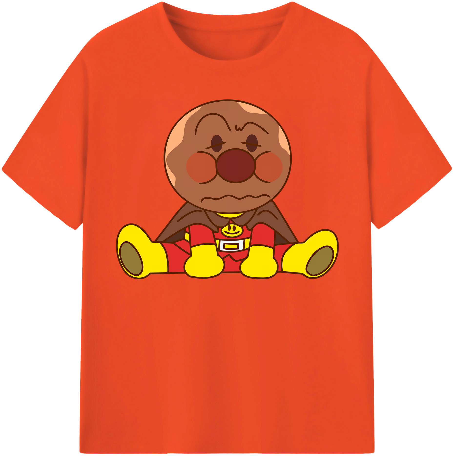 （画像用） アンパンマン Anpanman 綿100％半袖Tシャツ（フロントプリント）