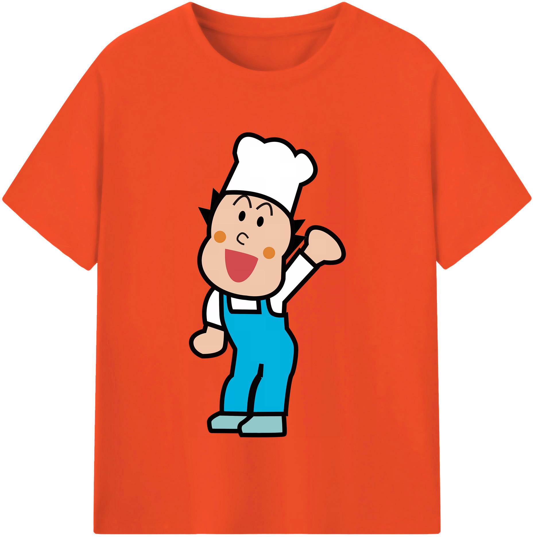 （画像用） アンパンマン Anpanman 綿100％半袖Tシャツ（フロントプリント）