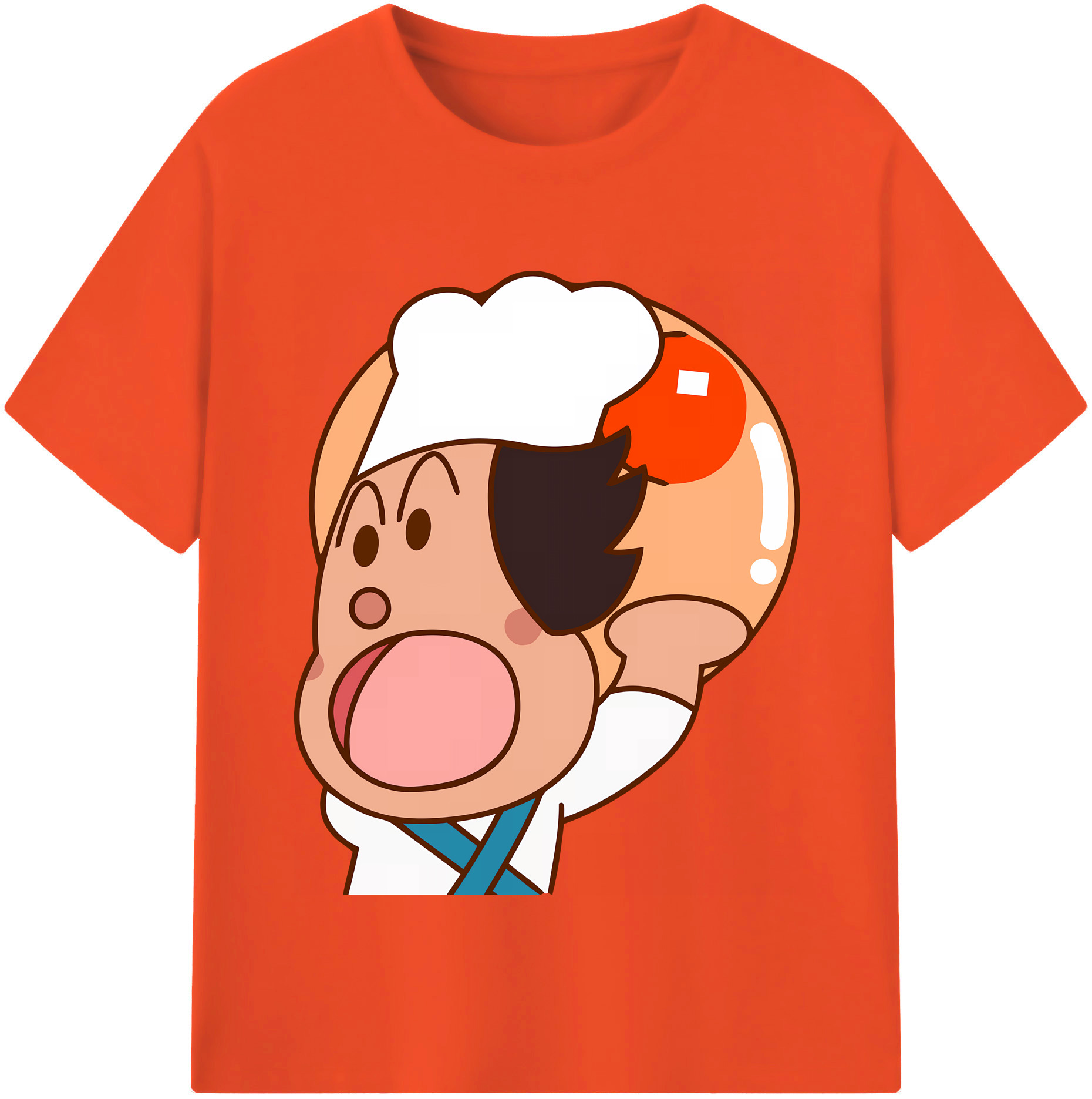 （画像用） アンパンマン Anpanman 綿100％半袖Tシャツ（フロントプリント）