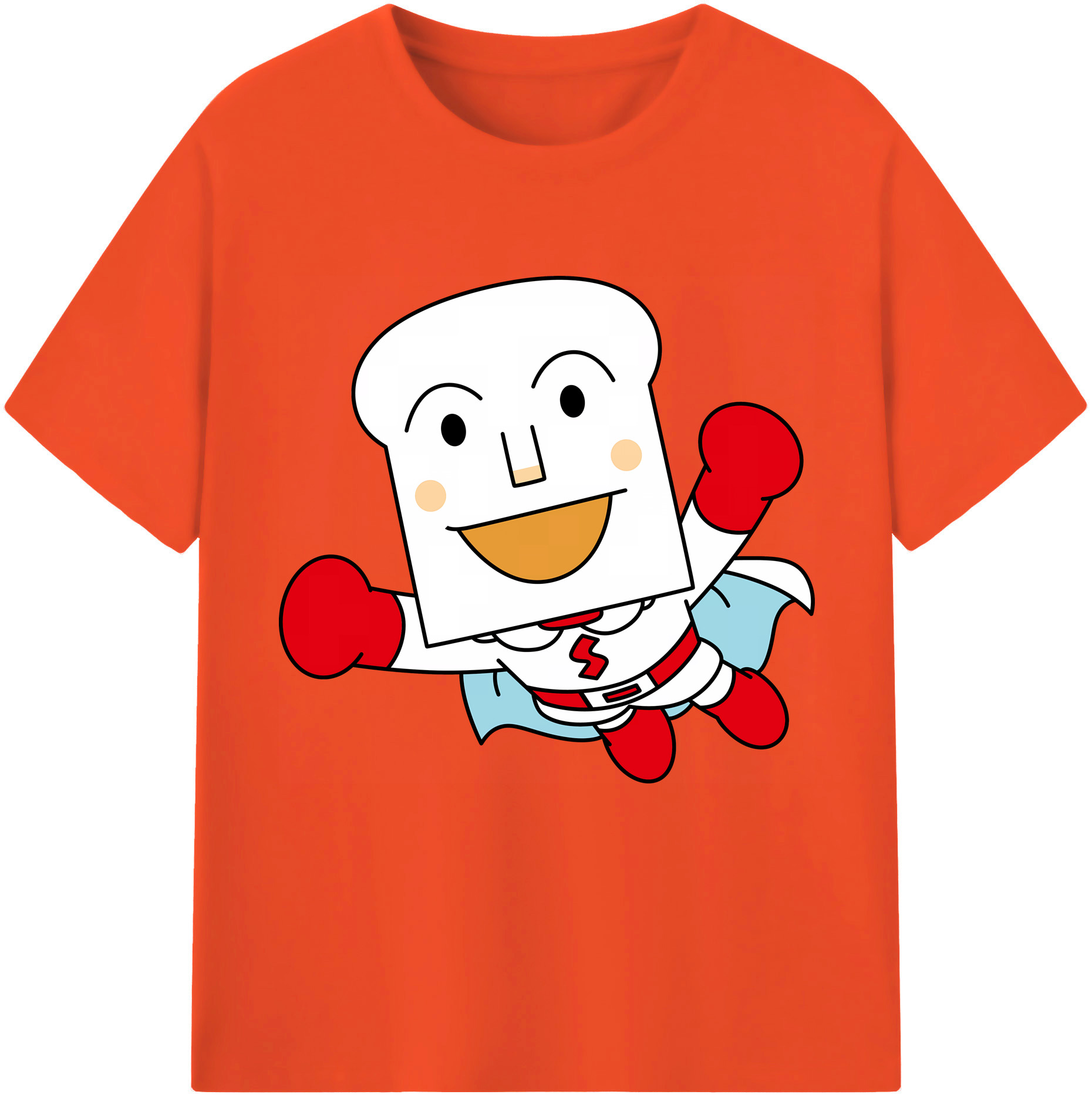 （画像用） アンパンマン Anpanman 綿100％半袖Tシャツ（フロントプリント）