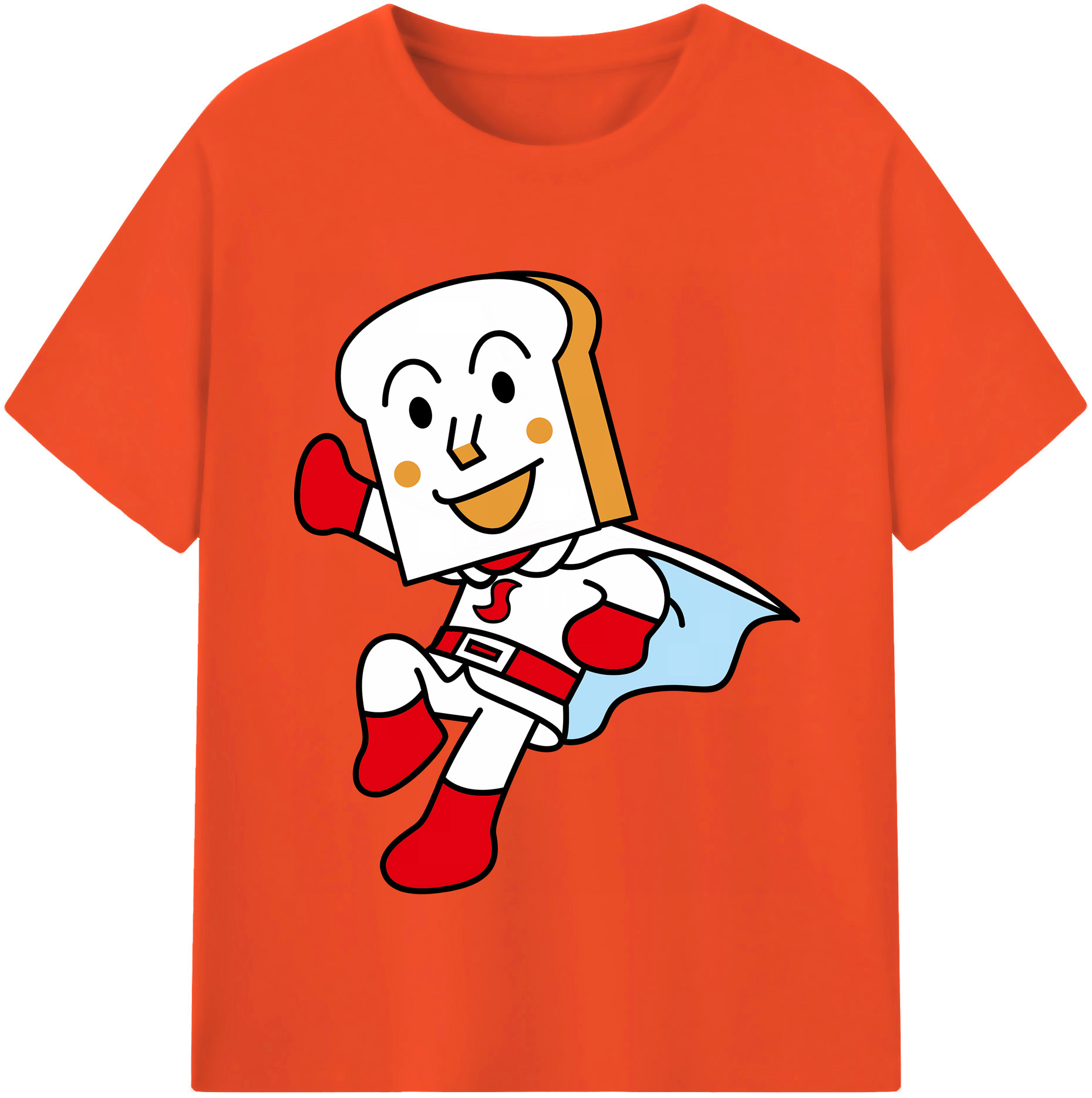 （画像用） アンパンマン Anpanman 綿100％半袖Tシャツ（フロントプリント）