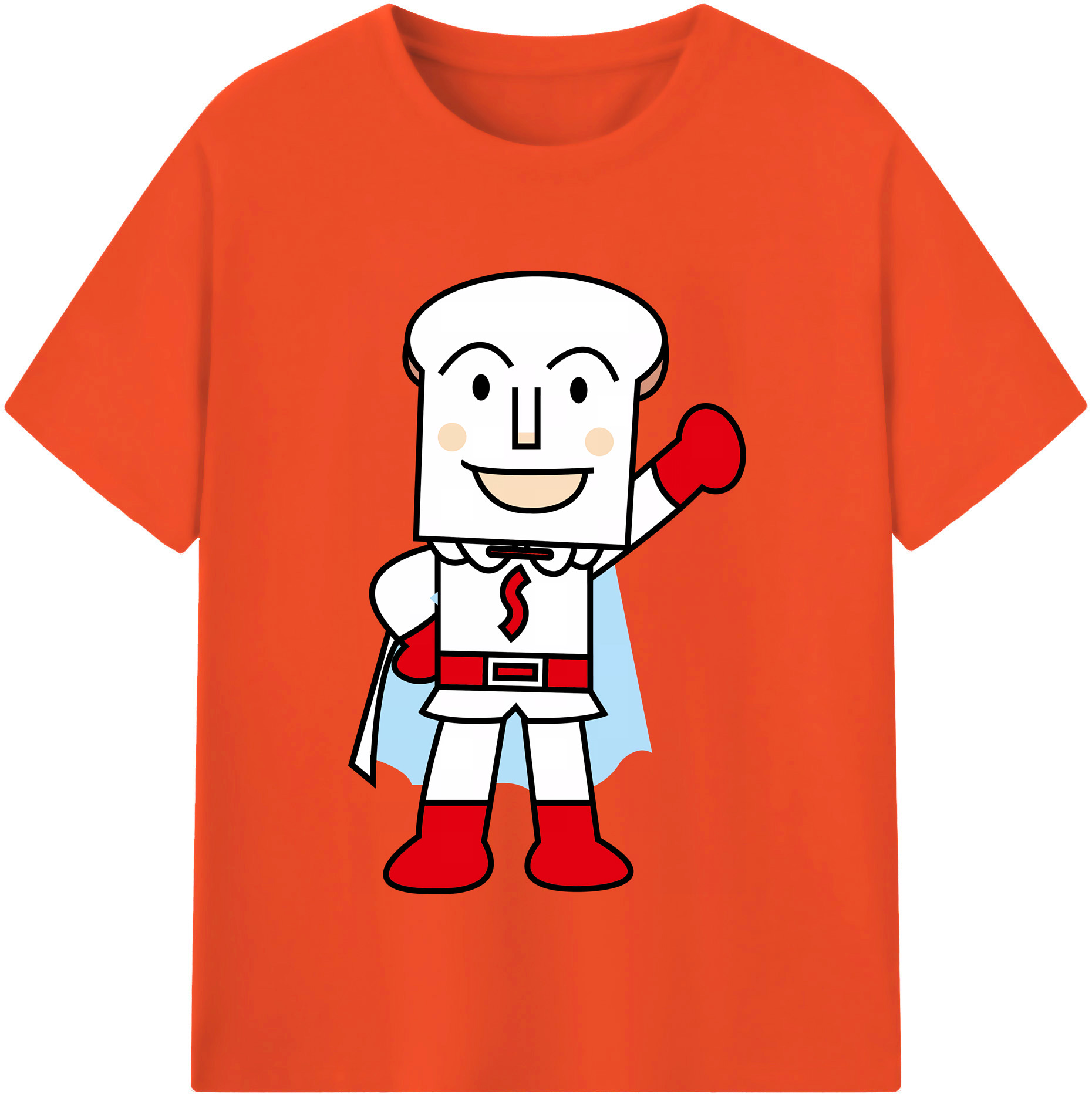 （画像用） アンパンマン Anpanman 綿100％半袖Tシャツ（フロントプリント）