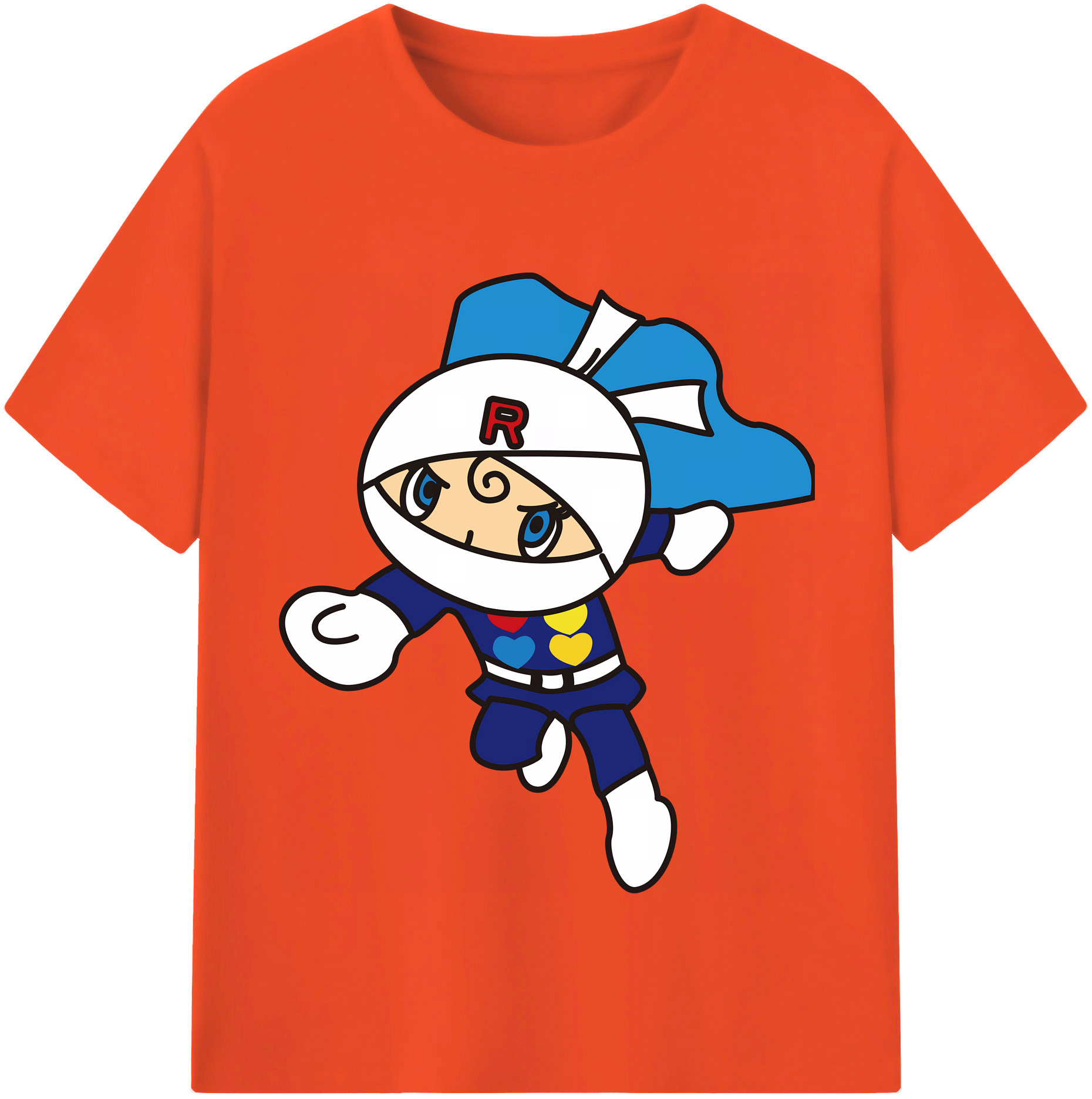 （画像用） アンパンマン Anpanman 綿100％半袖Tシャツ（フロントプリント）