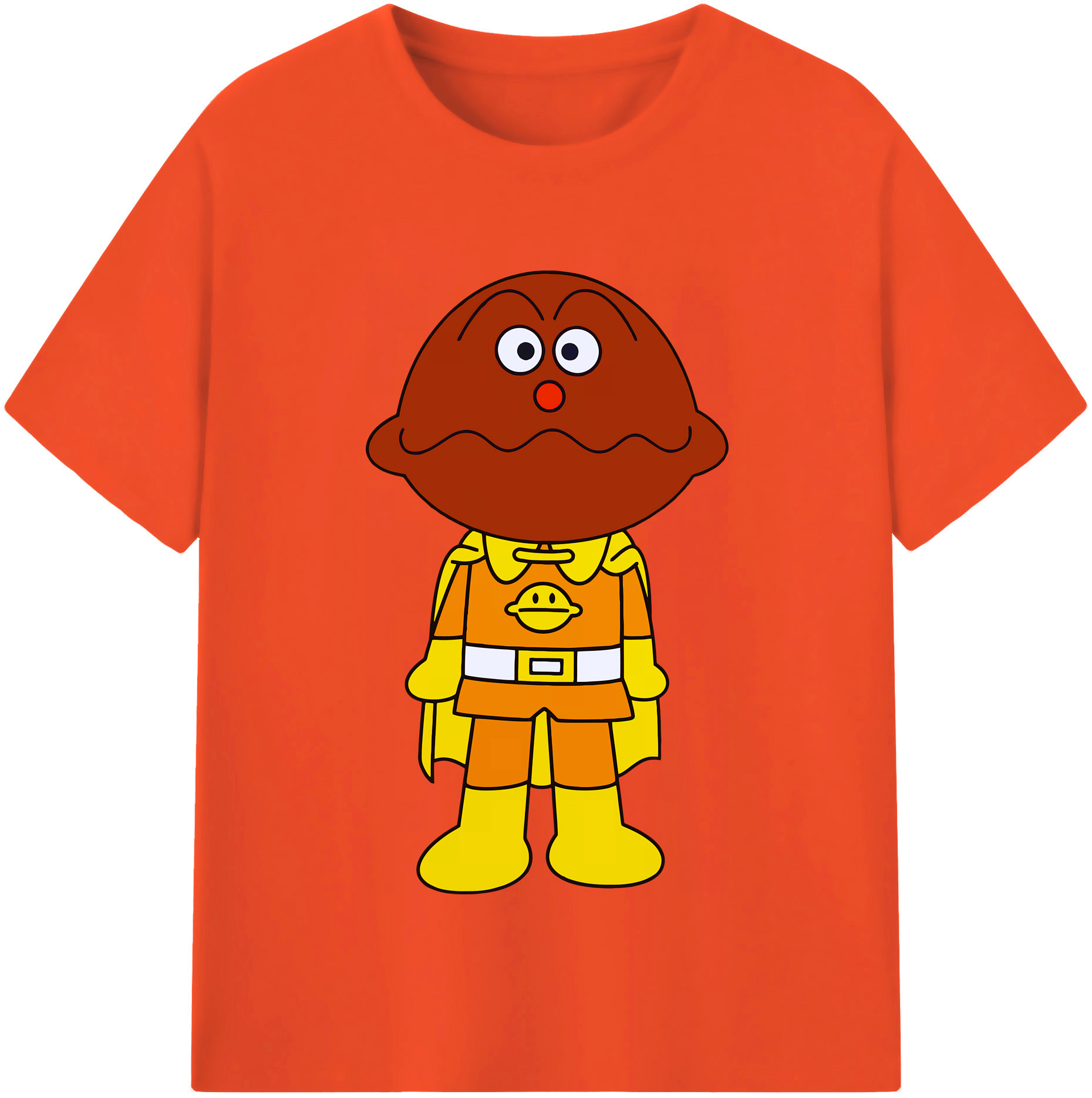 （画像用） アンパンマン Anpanman 綿100％半袖Tシャツ（フロントプリント）