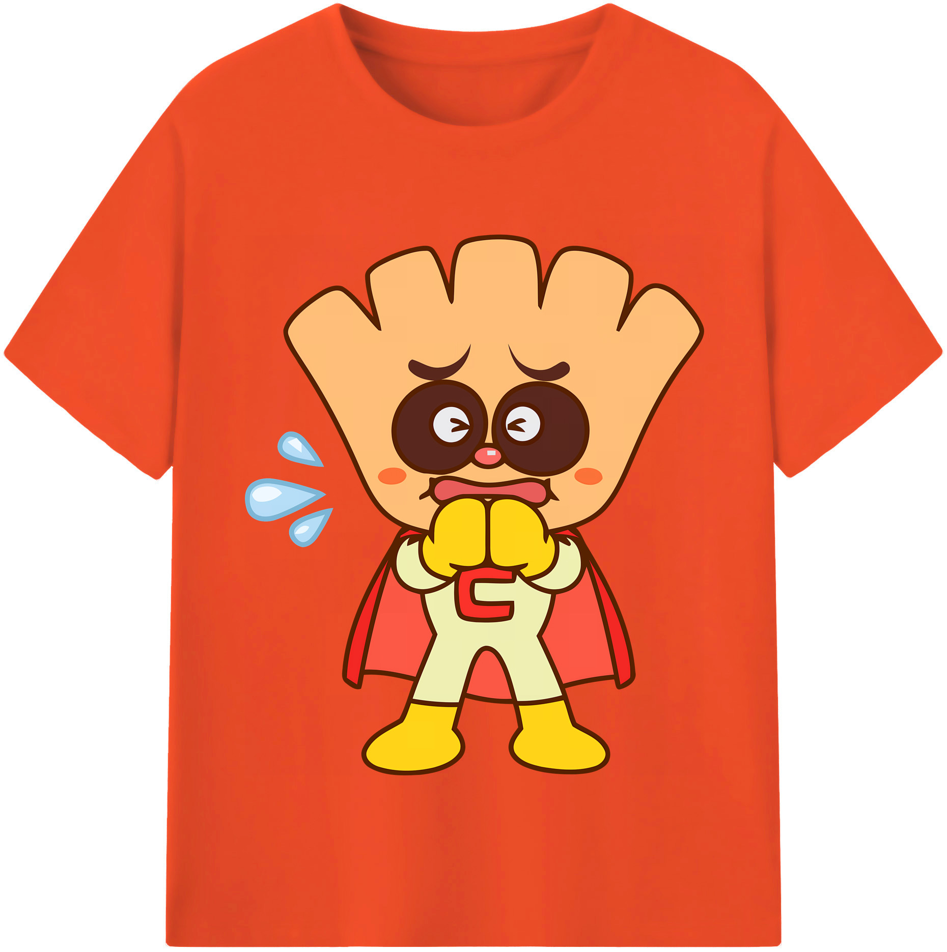 （画像用） アンパンマン Anpanman 綿100％半袖Tシャツ（フロントプリント）