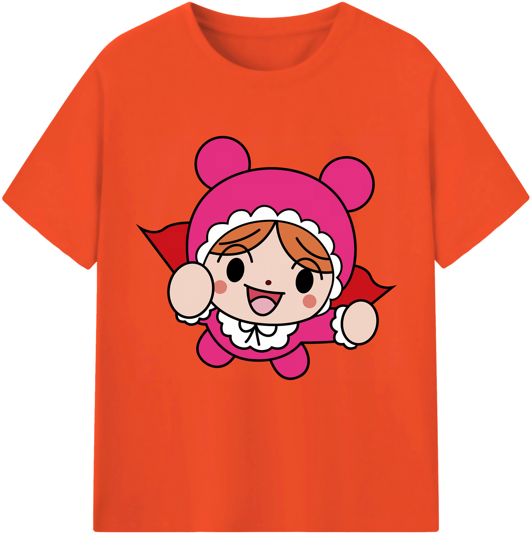 （画像用） アンパンマン Anpanman 綿100％半袖Tシャツ（フロントプリント）