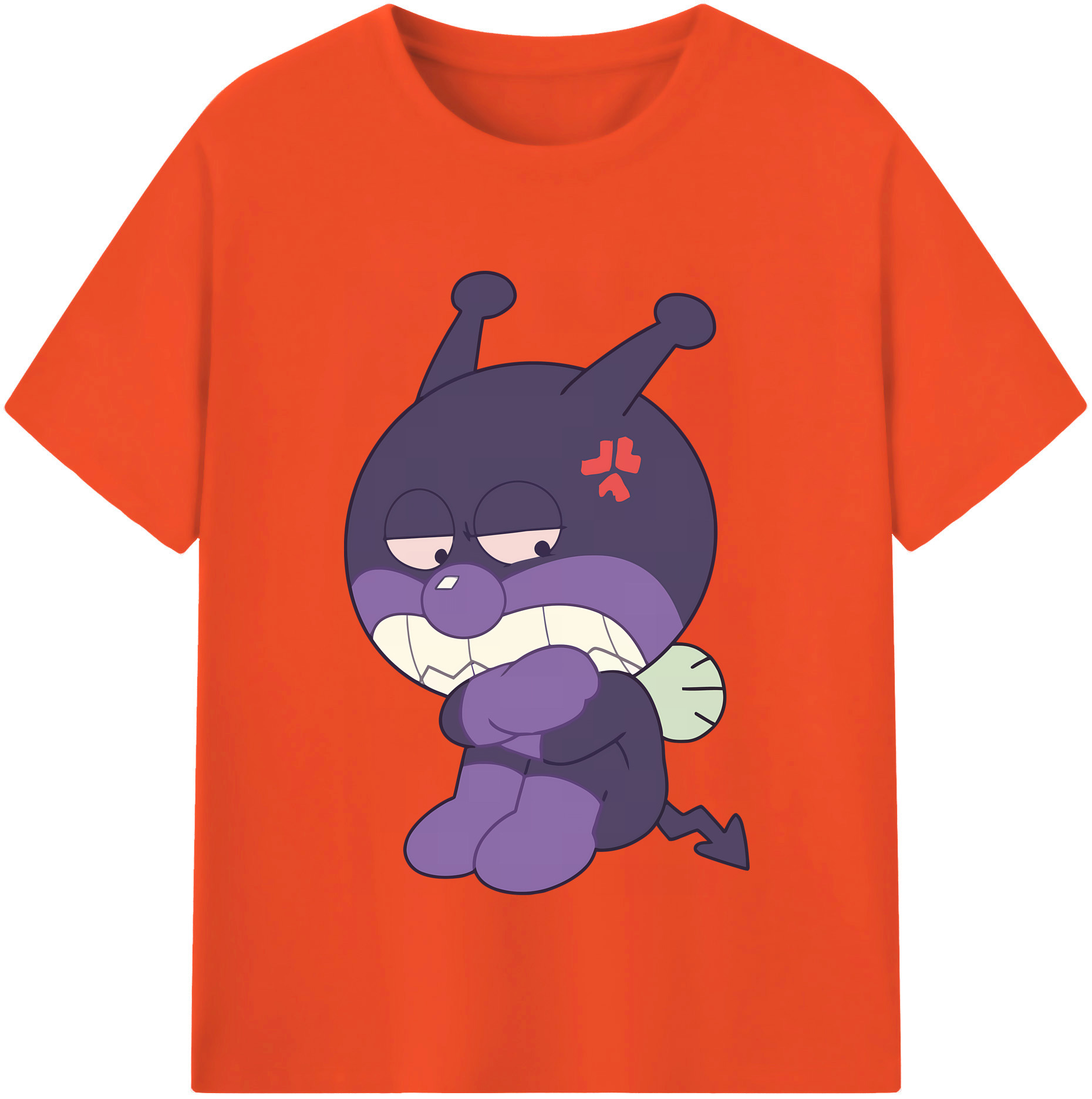 （画像用） アンパンマン Anpanman 綿100％半袖Tシャツ（フロントプリント）