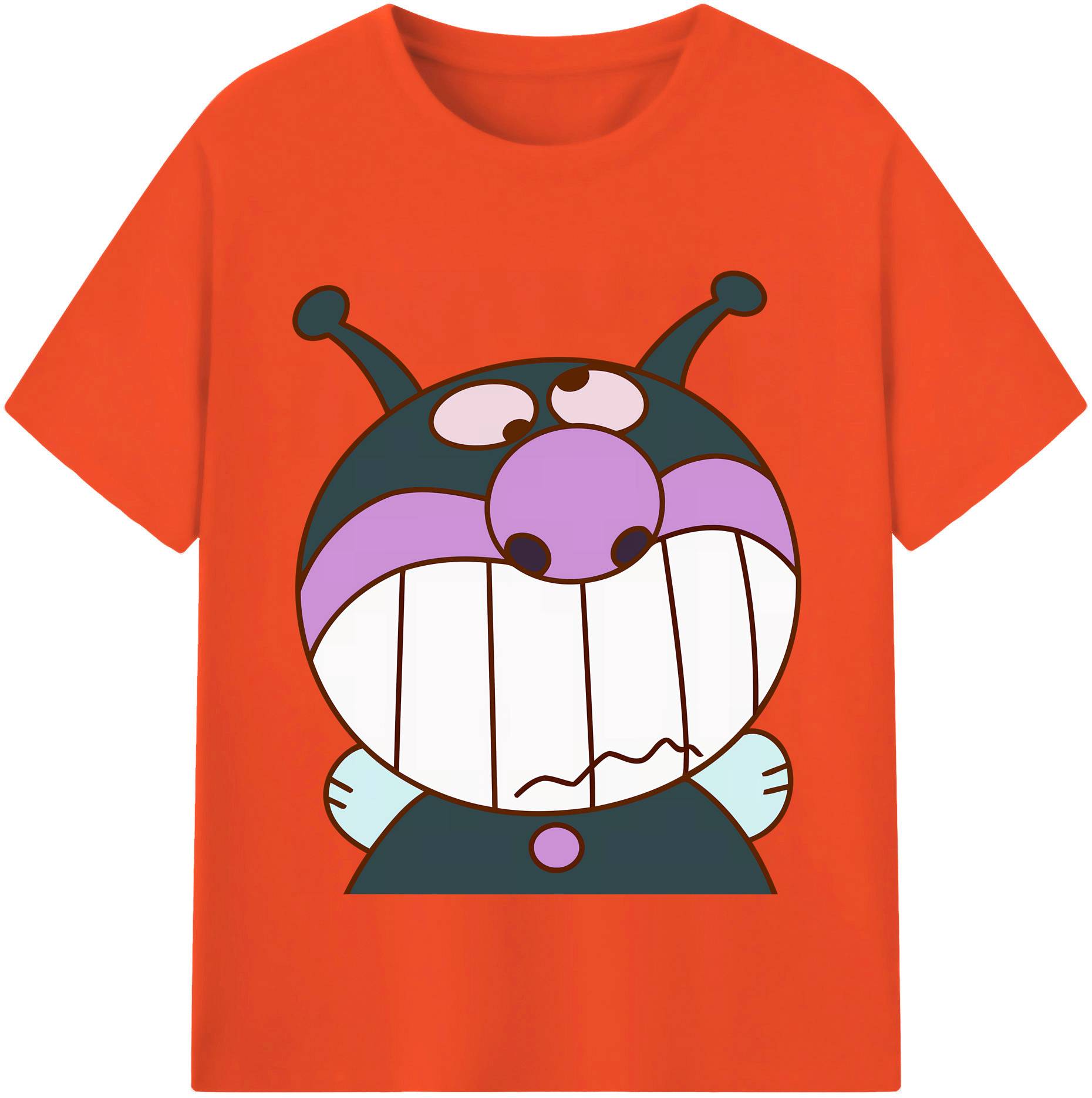 （画像用） アンパンマン Anpanman 綿100％半袖Tシャツ（フロントプリント）