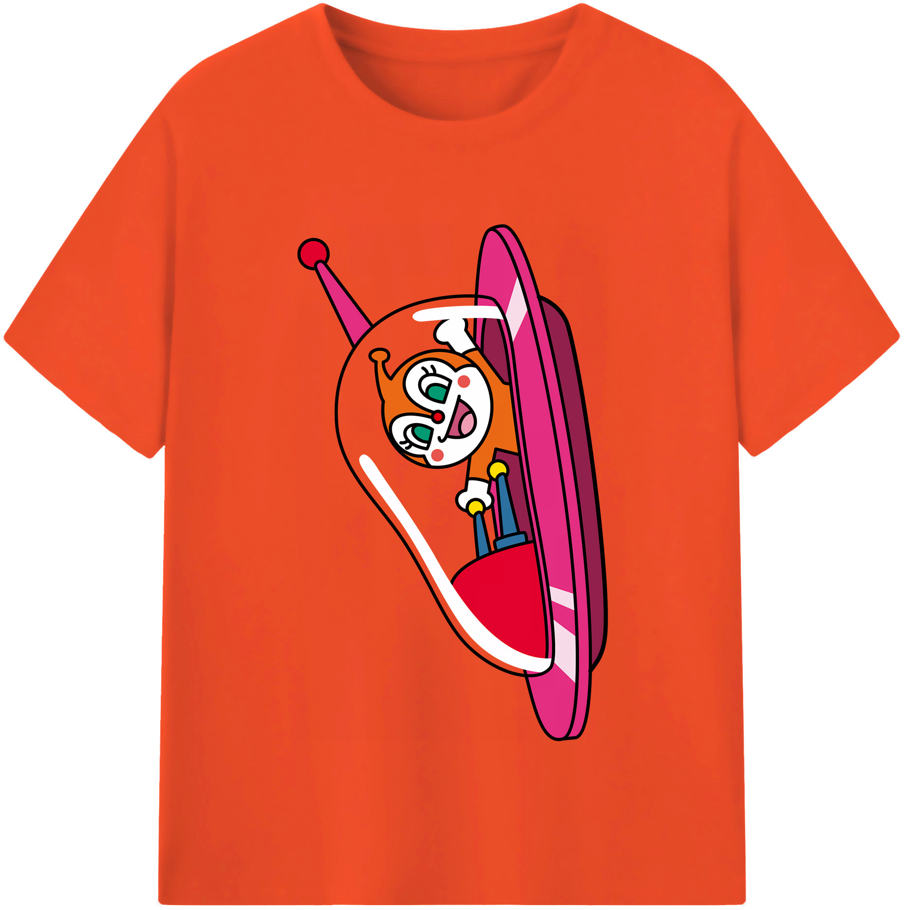 （画像用） アンパンマン Anpanman 綿100％半袖Tシャツ（フロントプリント）