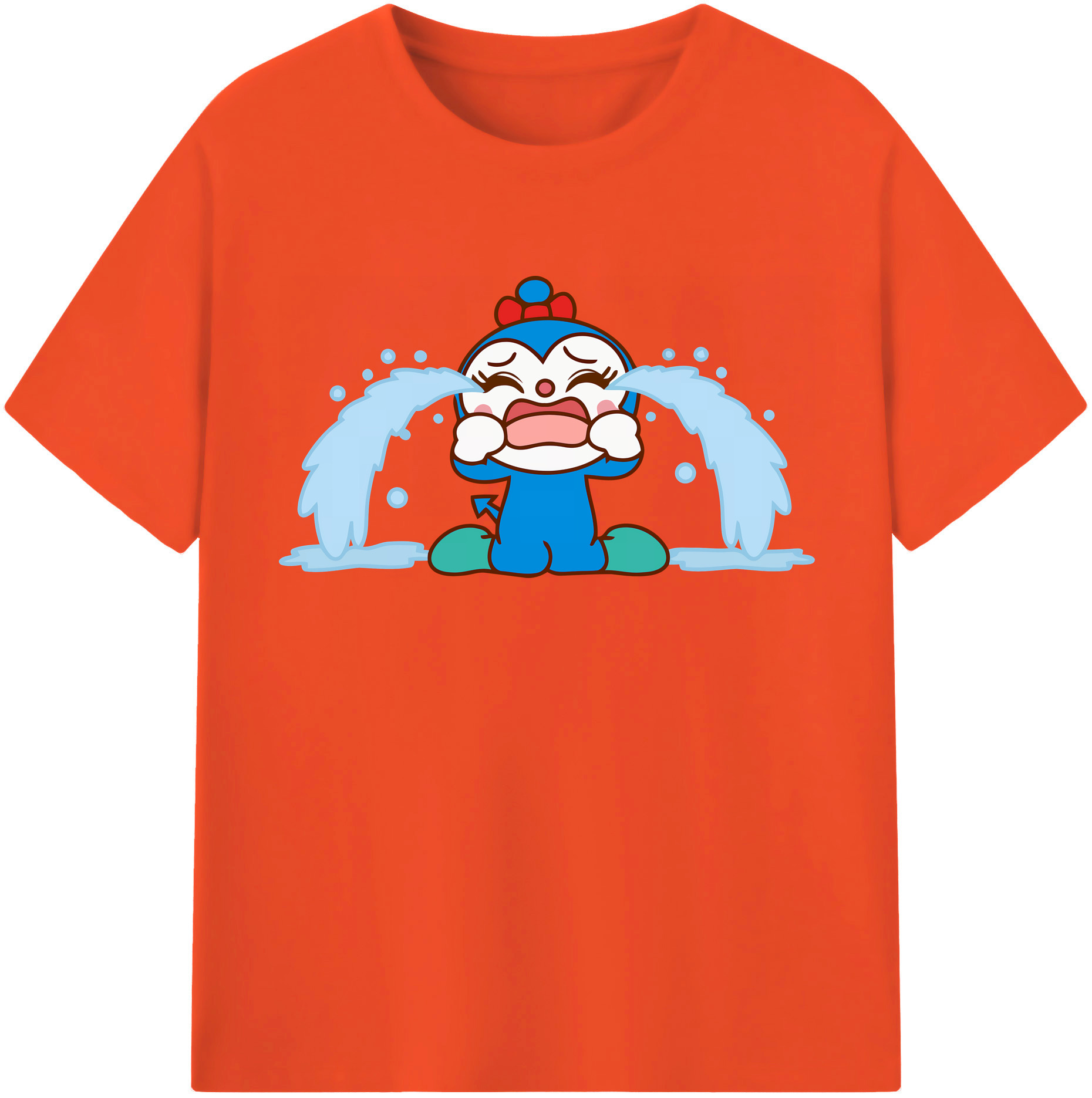 （画像用） アンパンマン Anpanman 綿100％半袖Tシャツ（フロントプリント）
