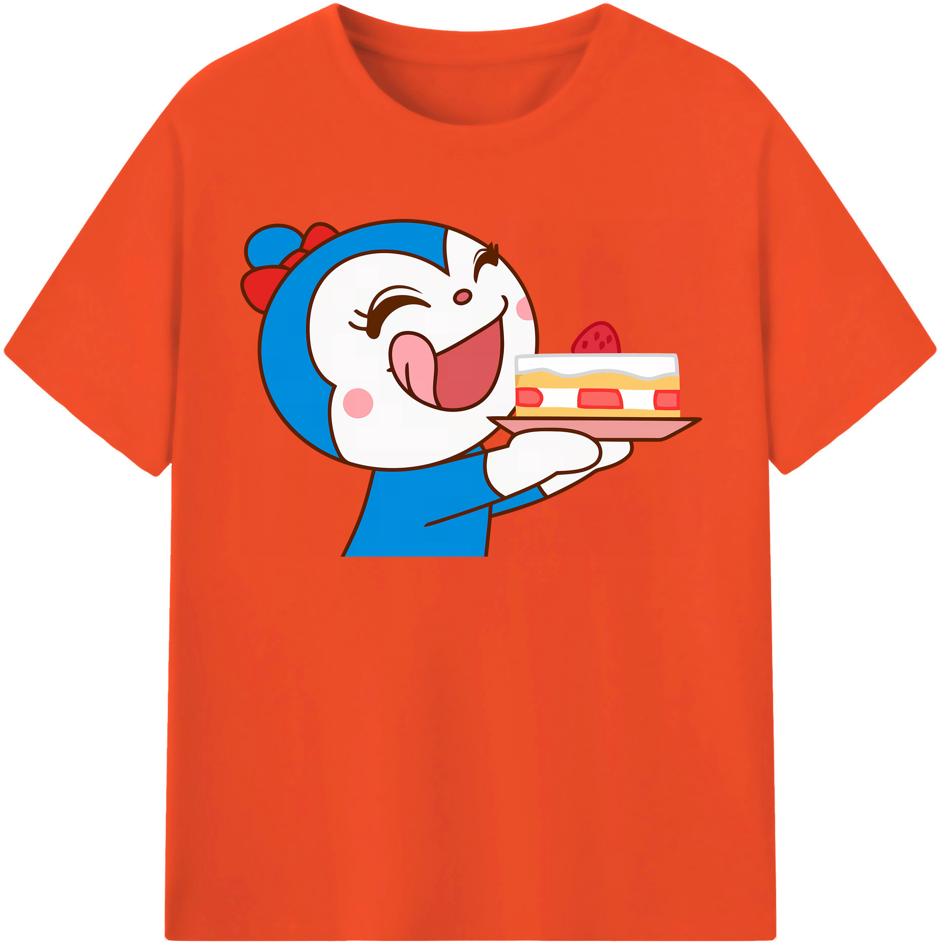 （画像用） アンパンマン Anpanman 綿100％半袖Tシャツ（フロントプリント）