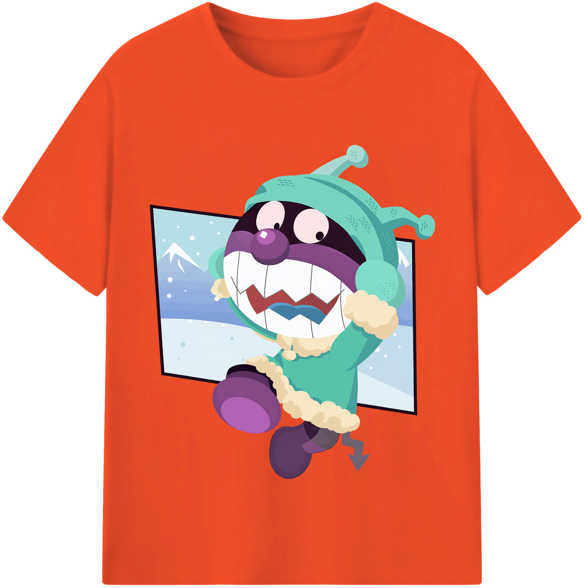 （画像用） アンパンマン Anpanman 綿100％半袖Tシャツ（フロントプリント）