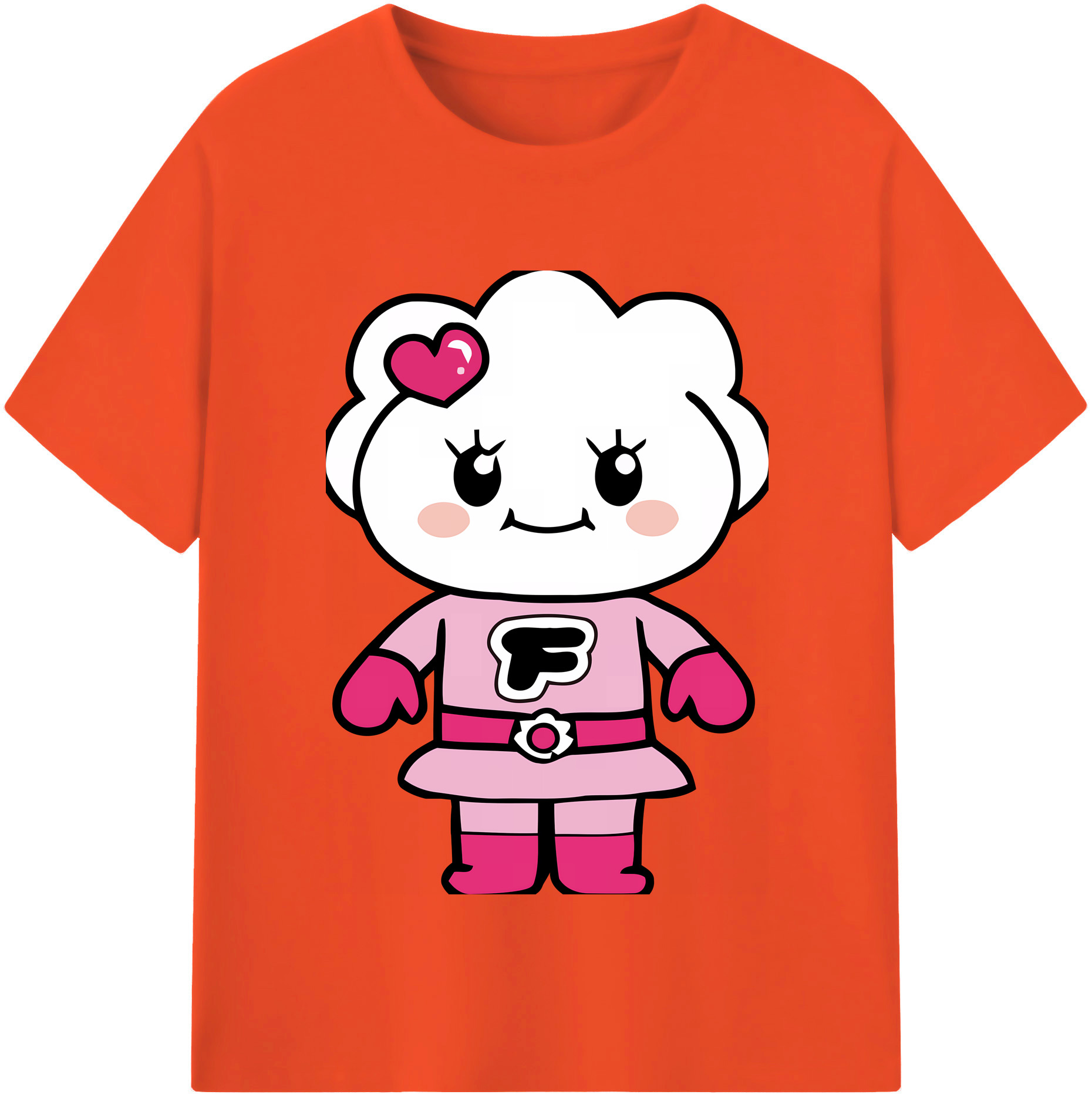 （画像用） アンパンマン Anpanman 綿100％半袖Tシャツ（フロントプリント）