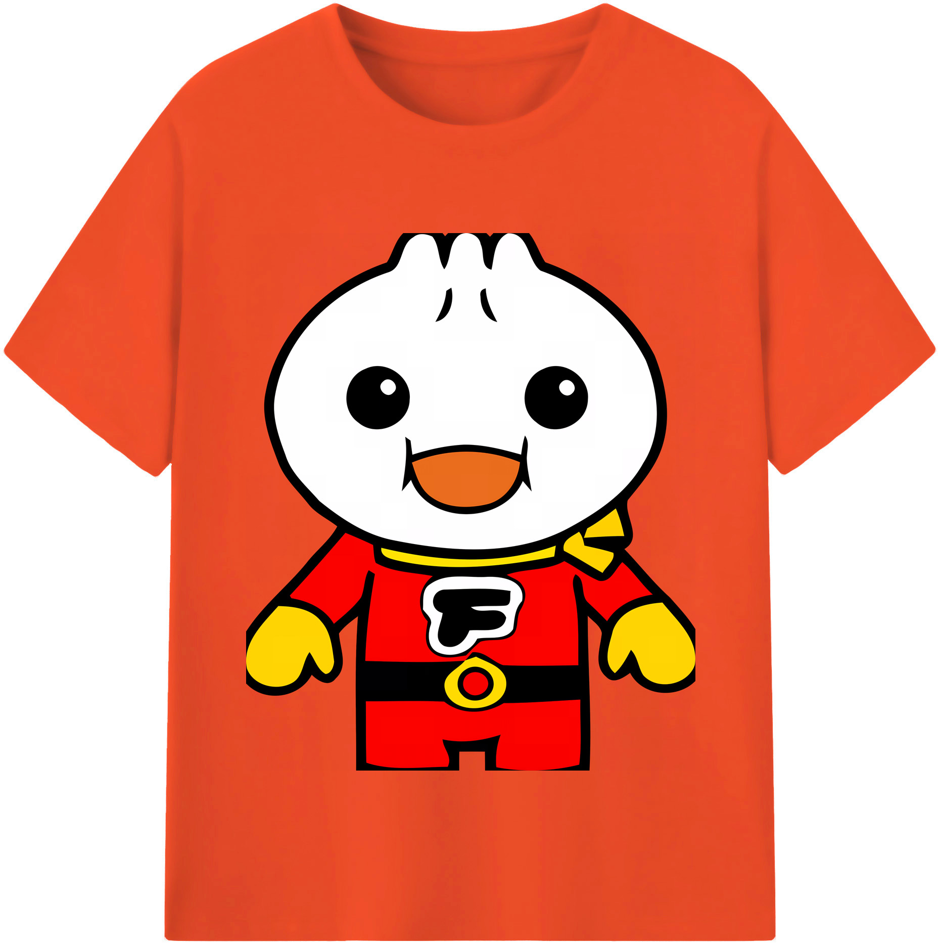 （画像用） アンパンマン Anpanman 綿100％半袖Tシャツ（フロントプリント）