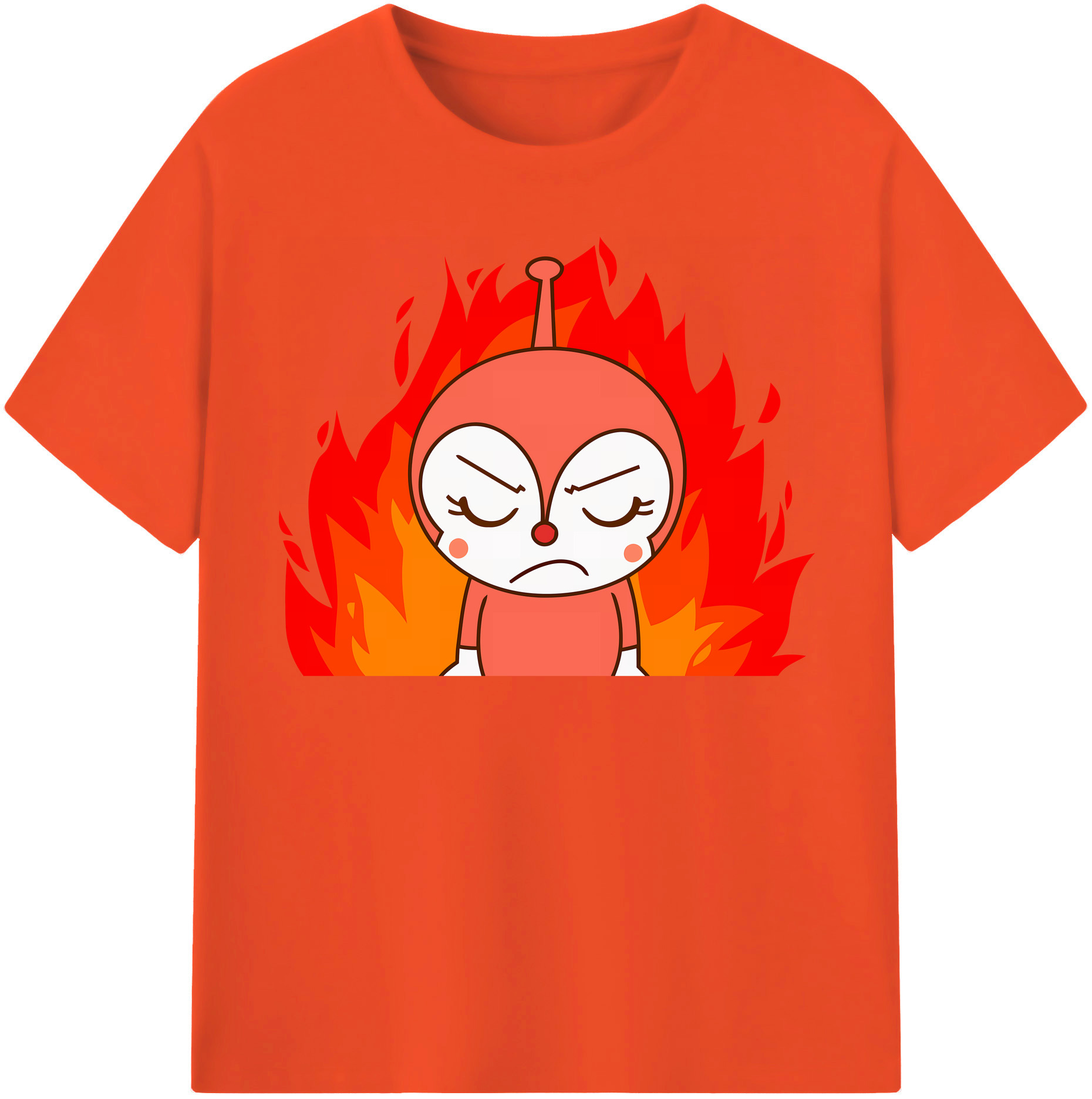 （画像用） アンパンマン Anpanman 綿100％半袖Tシャツ（フロントプリント）
