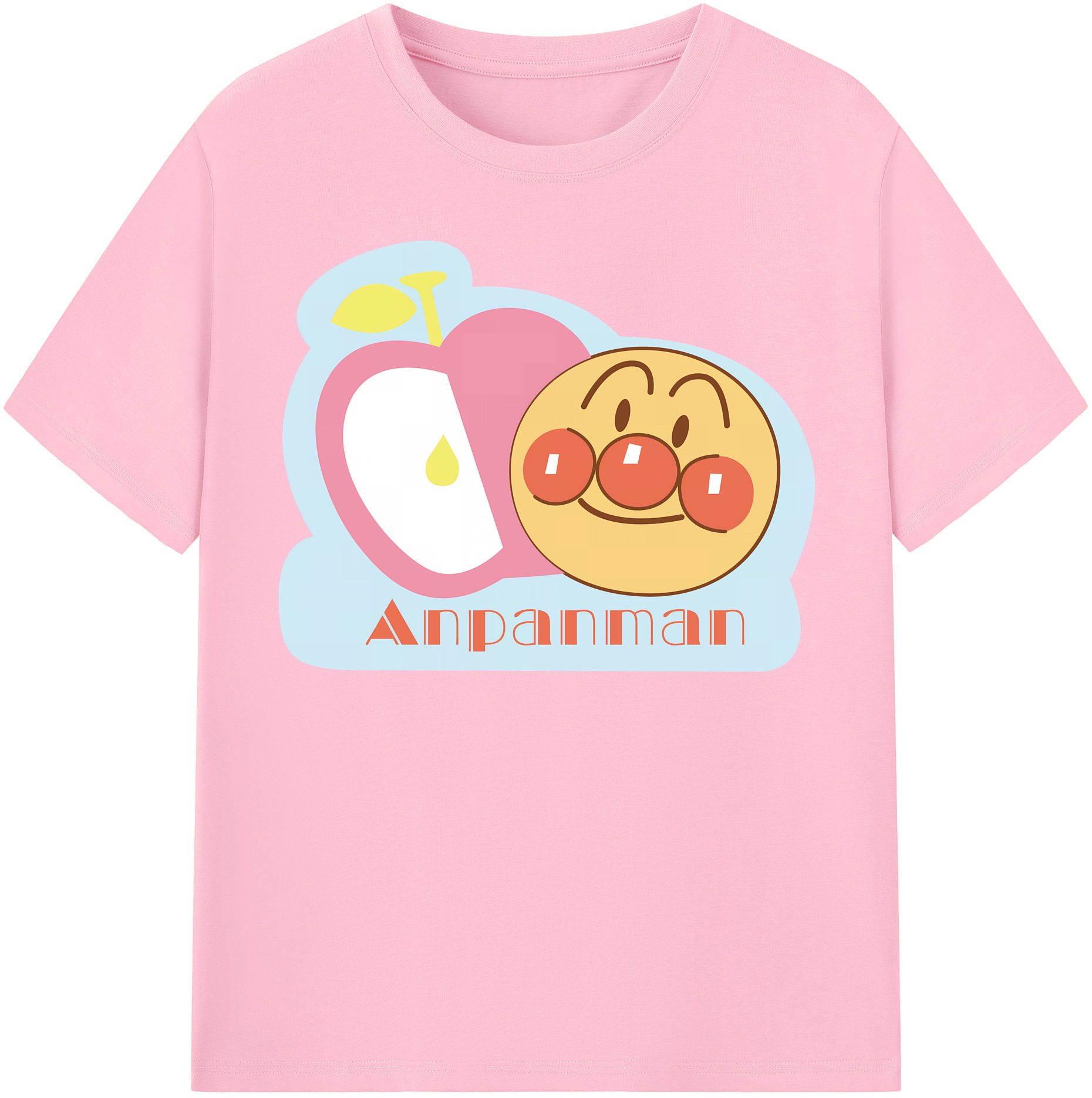 （画像用） アンパンマン Anpanman 綿100％半袖Tシャツ（フロントプリント）