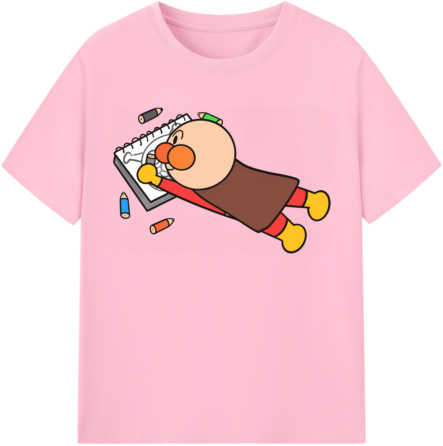 （画像用） アンパンマン Anpanman 綿100％半袖Tシャツ（フロントプリント）