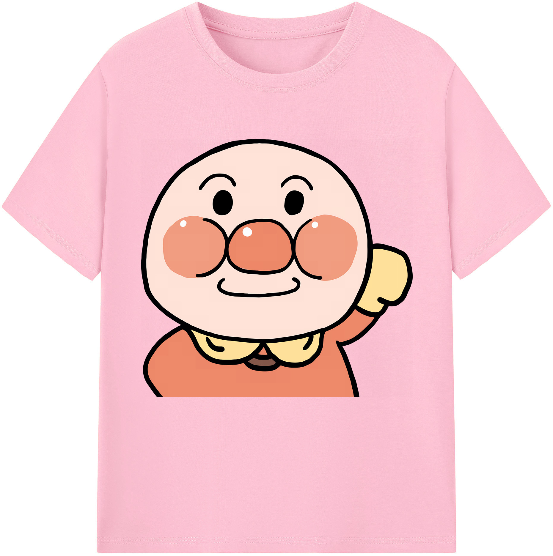 （画像用） アンパンマン Anpanman 綿100％半袖Tシャツ（フロントプリント）