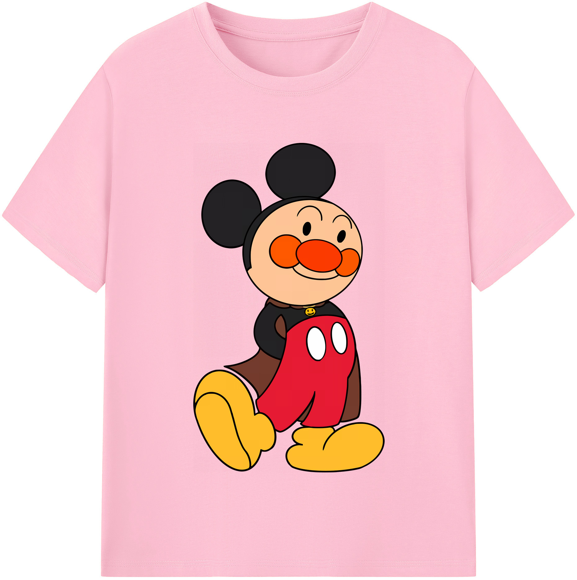 （画像用） アンパンマン Anpanman 綿100％半袖Tシャツ（フロントプリント）