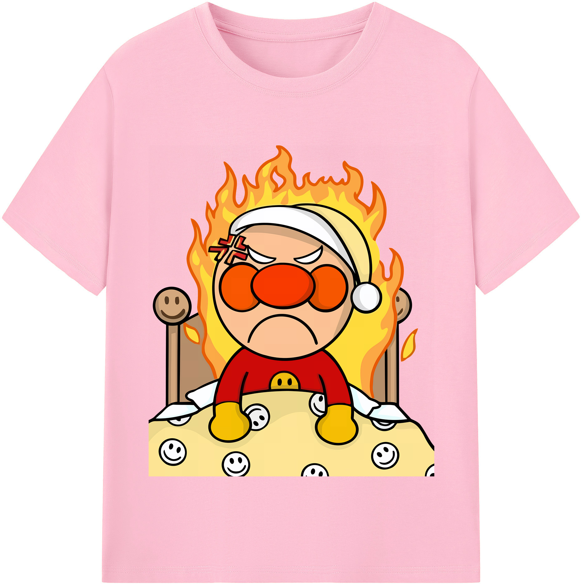 （画像用） アンパンマン Anpanman 綿100％半袖Tシャツ（フロントプリント）