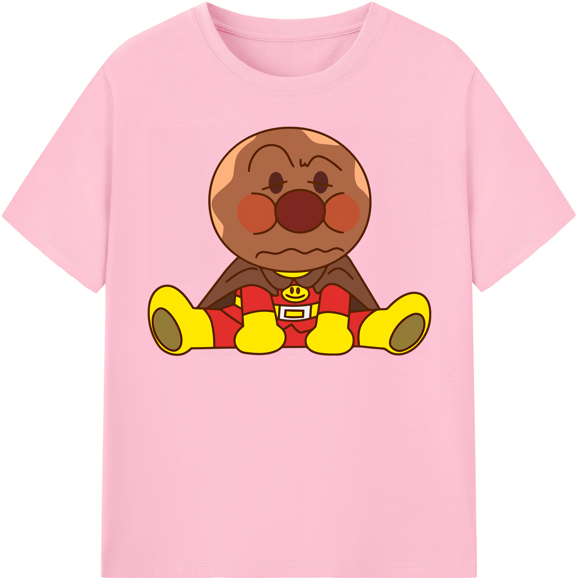 （画像用） アンパンマン Anpanman 綿100％半袖Tシャツ（フロントプリント）