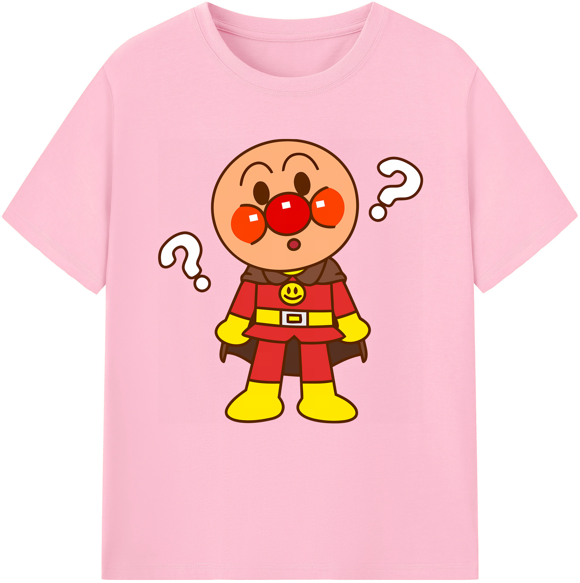 （画像用） アンパンマン Anpanman 綿100％半袖Tシャツ（フロントプリント）