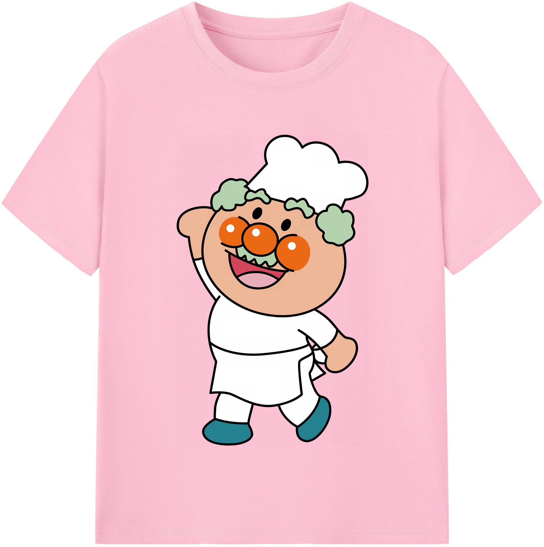 （画像用） アンパンマン Anpanman 綿100％半袖Tシャツ（フロントプリント）