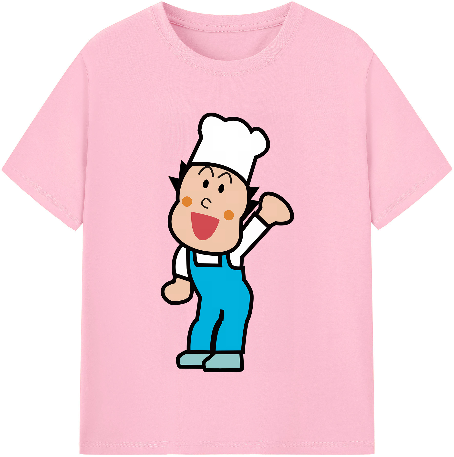 （画像用） アンパンマン Anpanman 綿100％半袖Tシャツ（フロントプリント）