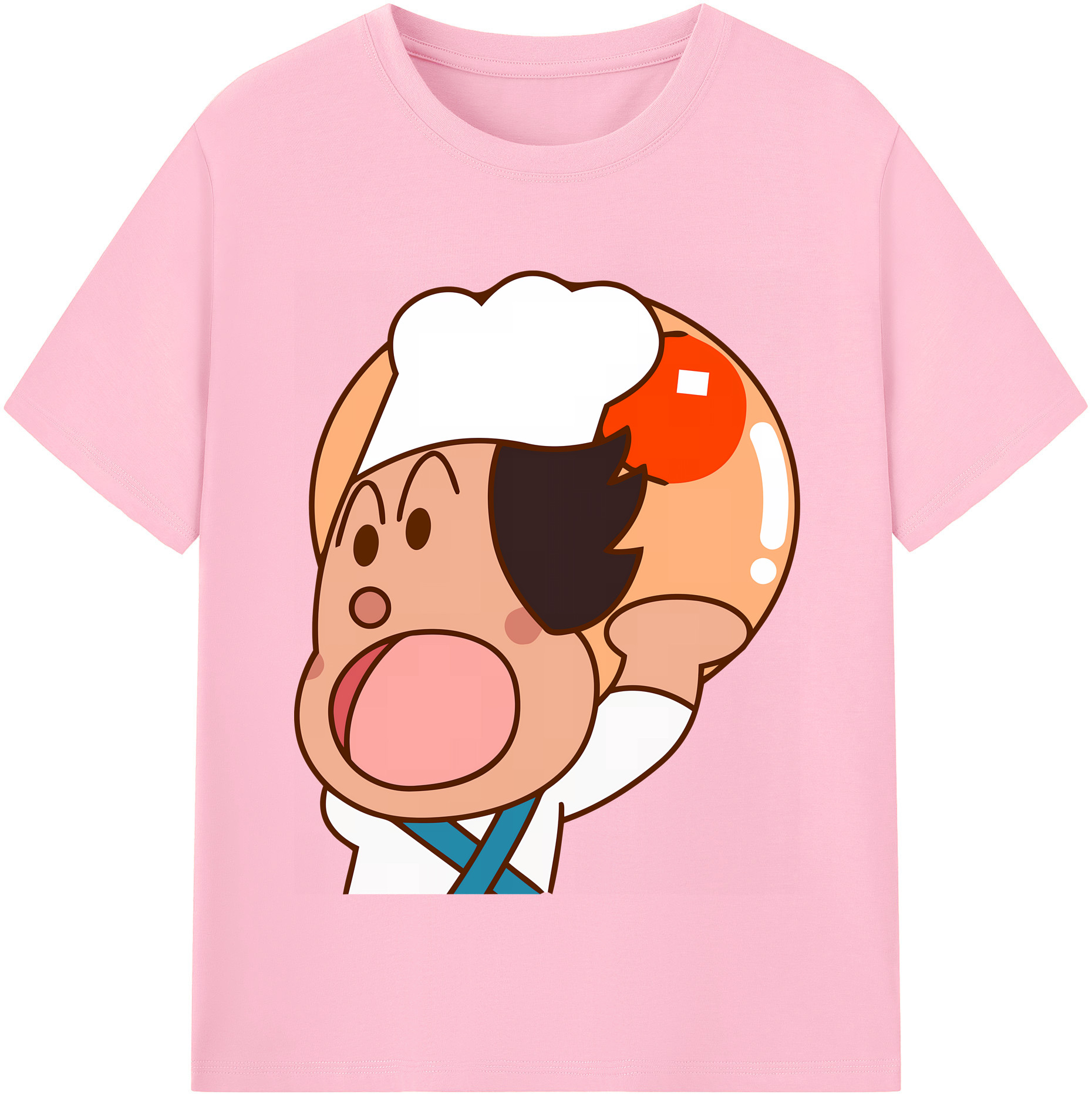 （画像用） アンパンマン Anpanman 綿100％半袖Tシャツ（フロントプリント）