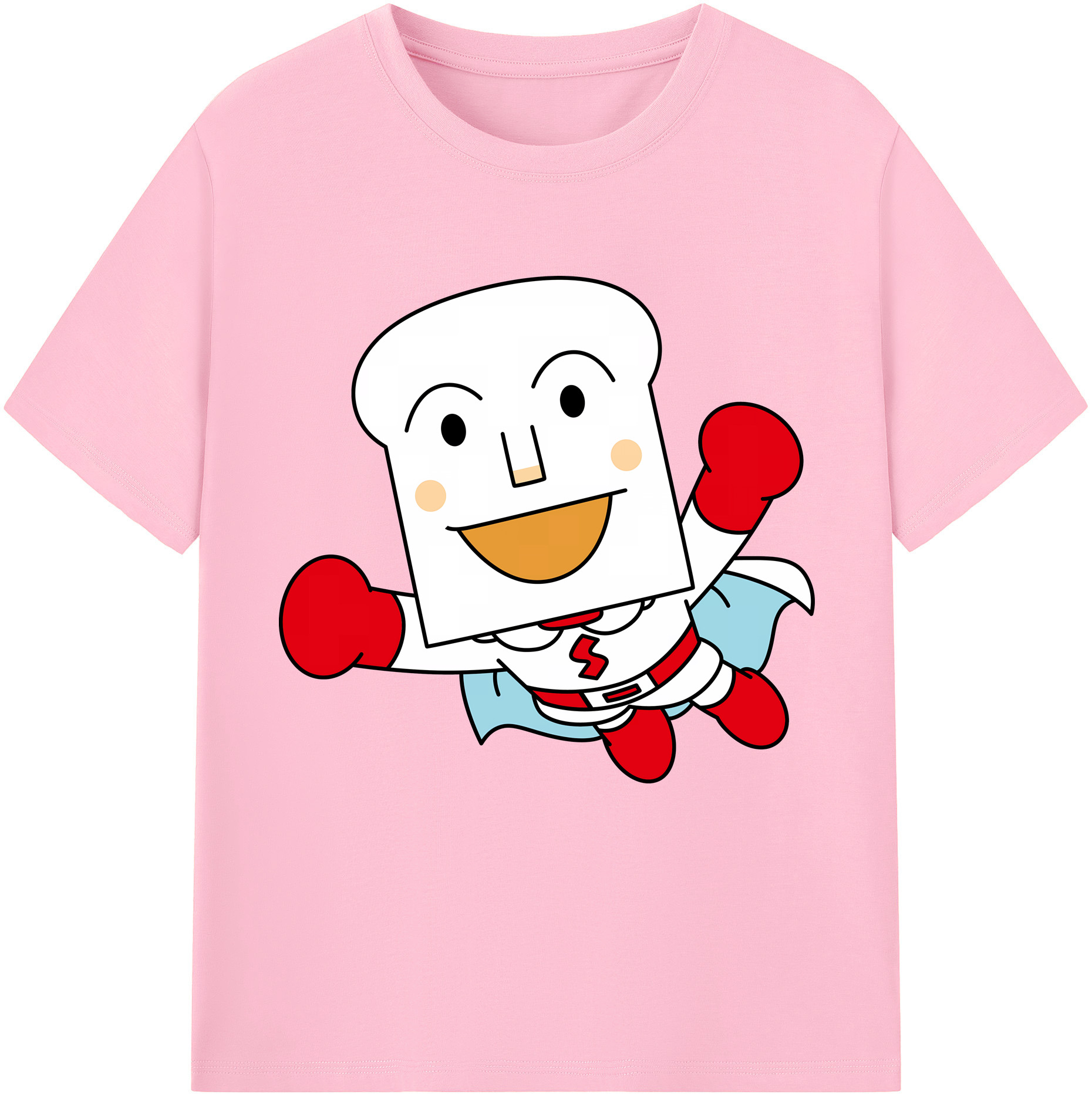 （画像用） アンパンマン Anpanman 綿100％半袖Tシャツ（フロントプリント）