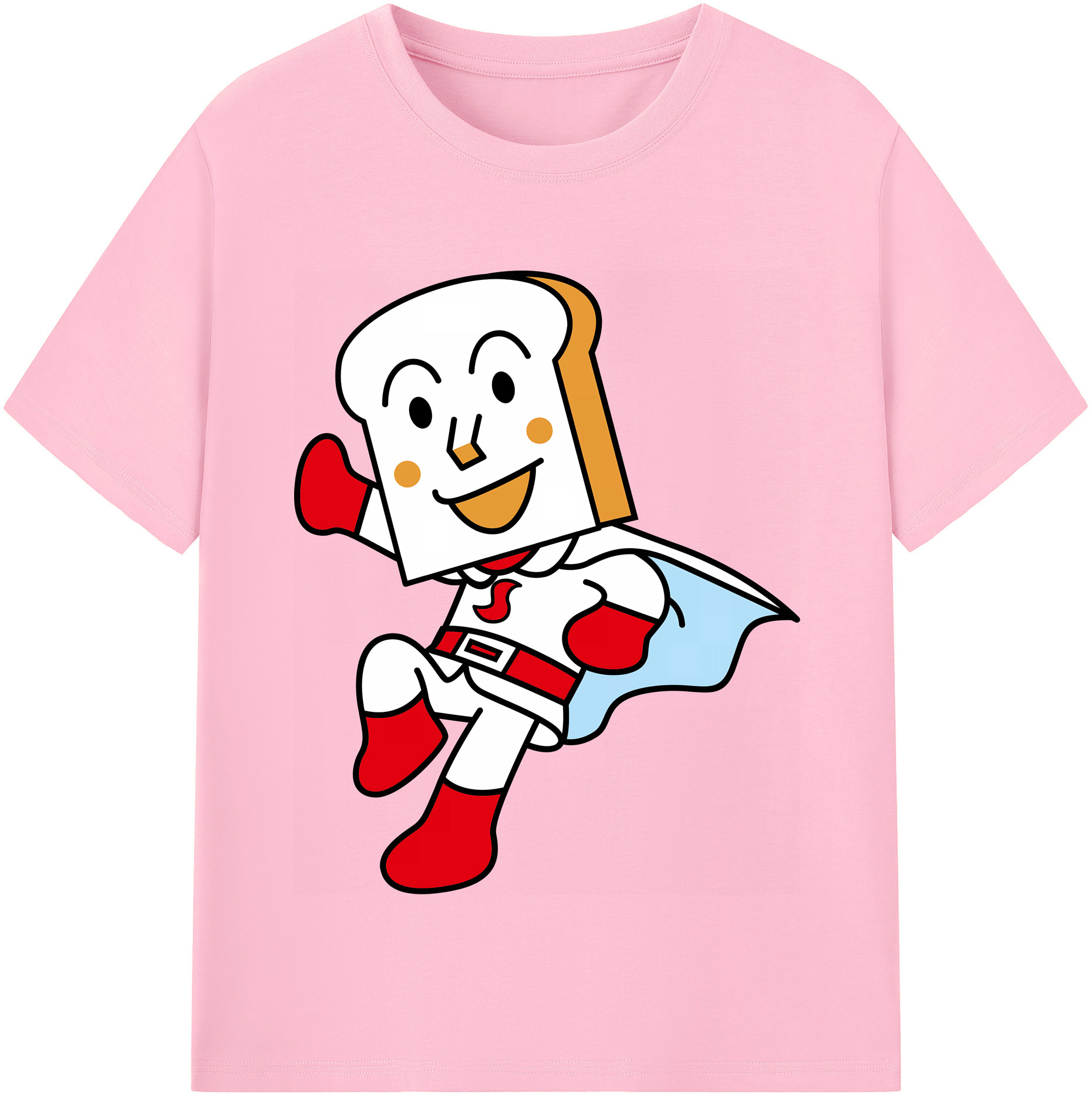 （画像用） アンパンマン Anpanman 綿100％半袖Tシャツ（フロントプリント）