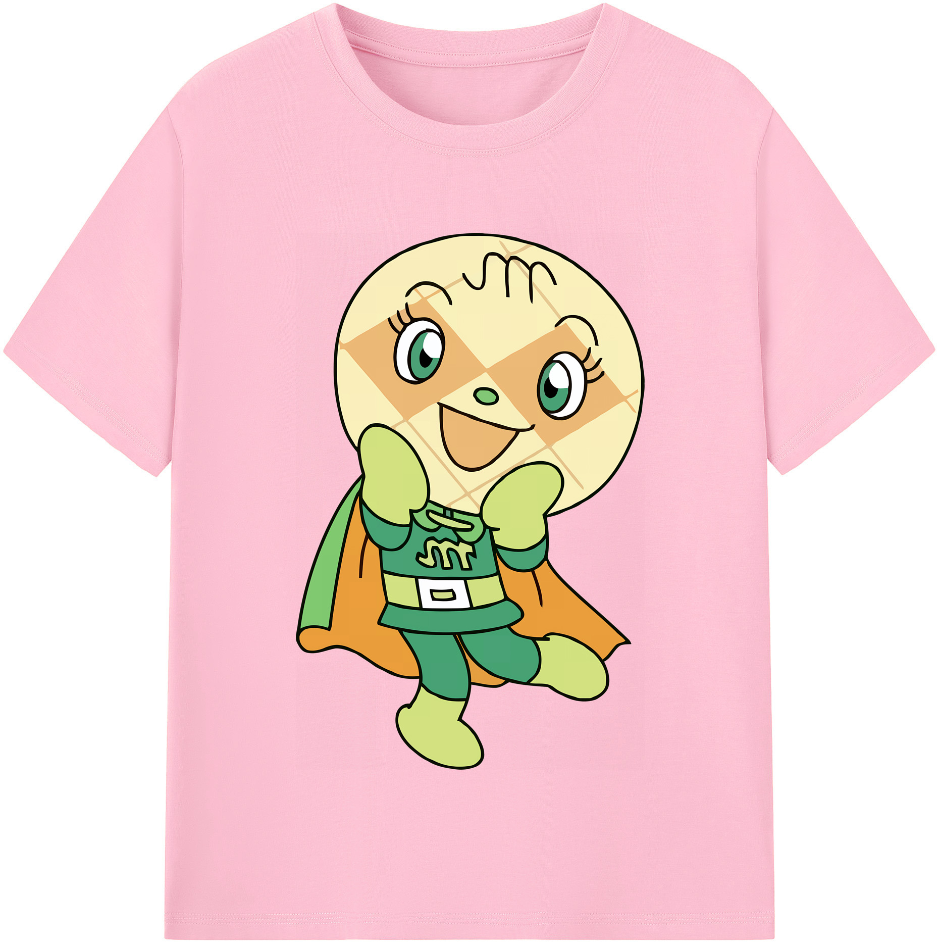 （画像用） アンパンマン Anpanman 綿100％半袖Tシャツ（フロントプリント）