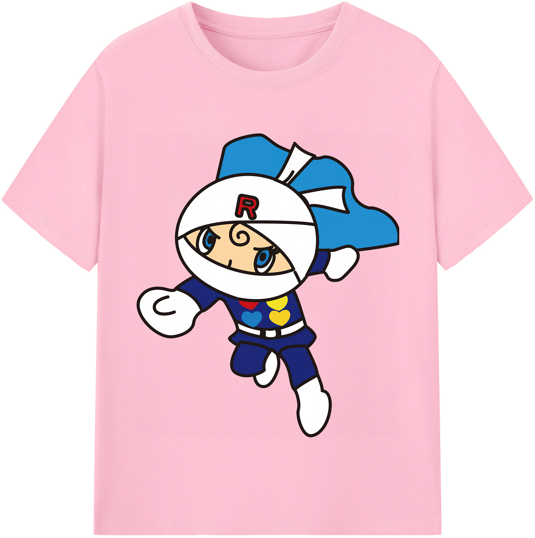 （画像用） アンパンマン Anpanman 綿100％半袖Tシャツ（フロントプリント）