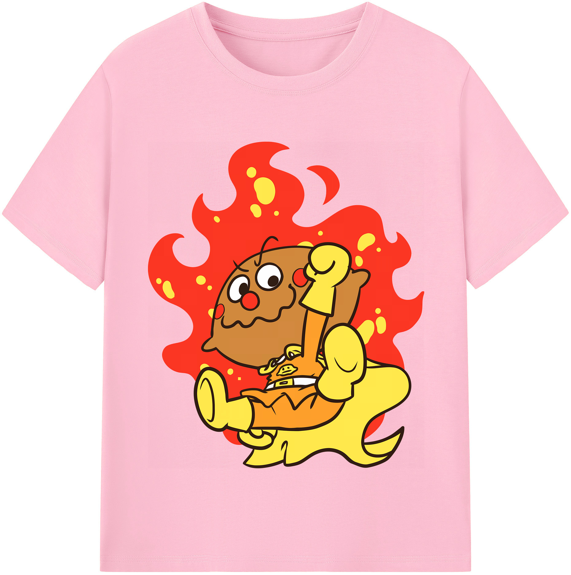 （画像用） アンパンマン Anpanman 綿100％半袖Tシャツ（フロントプリント）