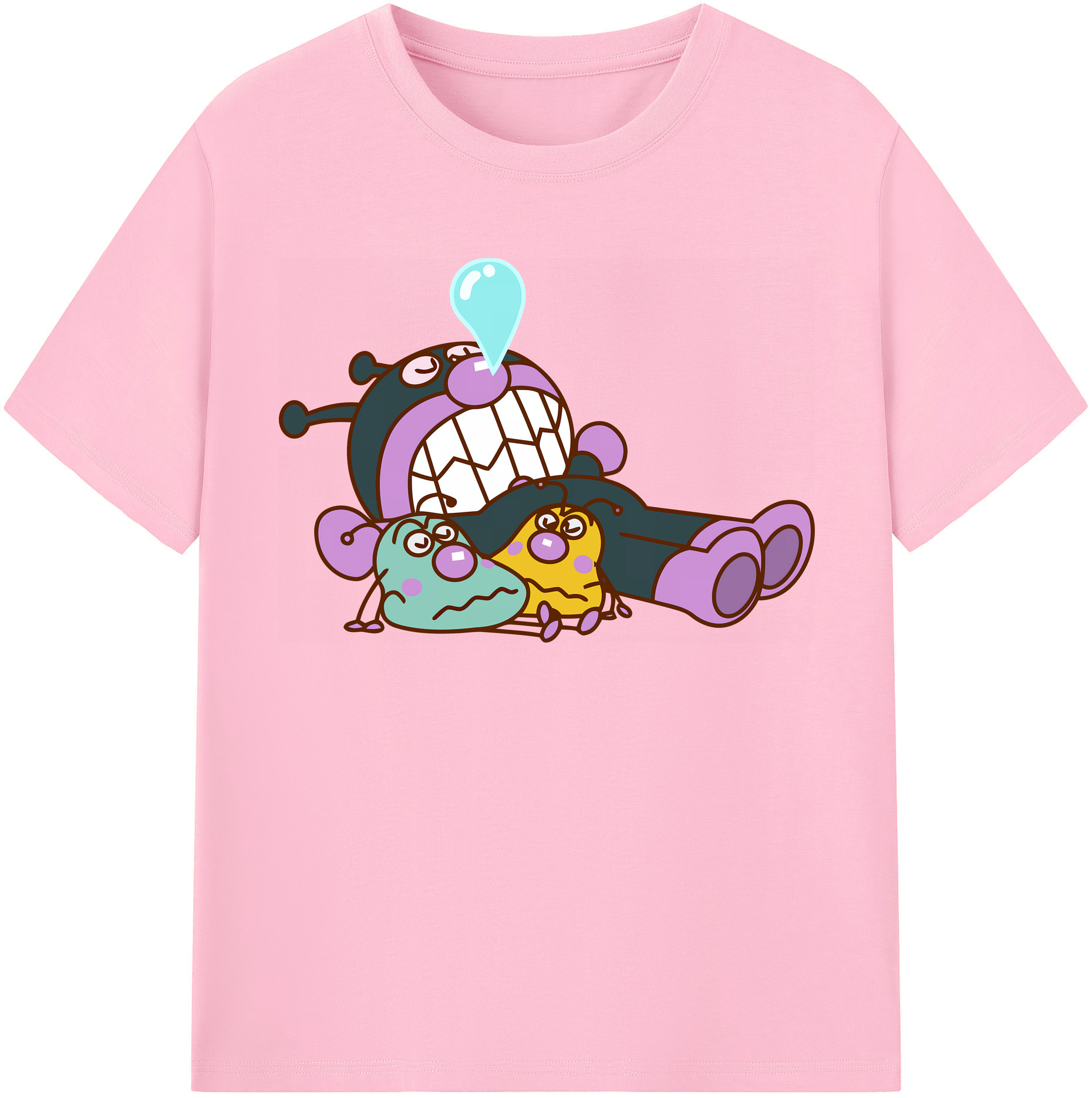 （画像用） アンパンマン Anpanman 綿100％半袖Tシャツ（フロントプリント）