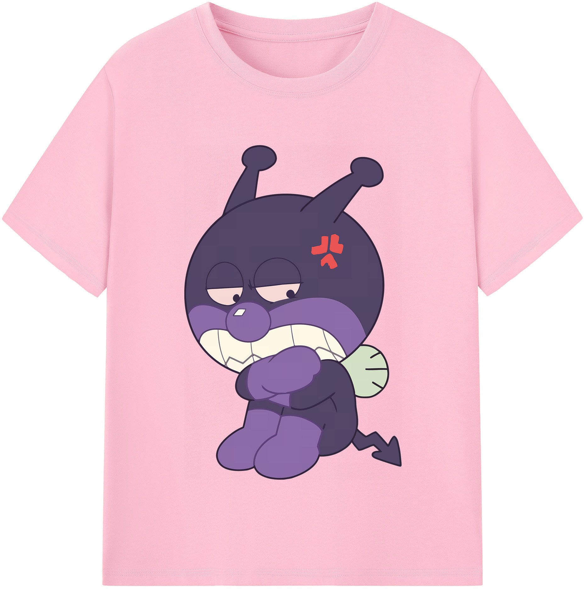 （画像用） アンパンマン Anpanman 綿100％半袖Tシャツ（フロントプリント）