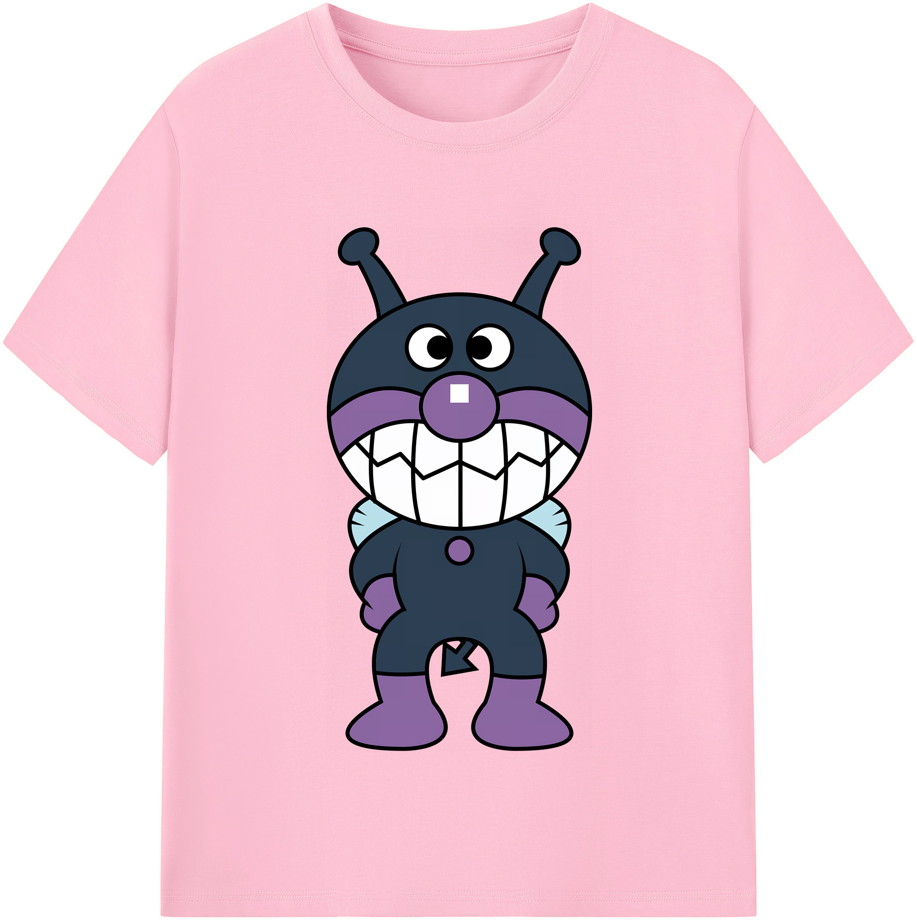 （画像用） アンパンマン Anpanman 綿100％半袖Tシャツ（フロントプリント）