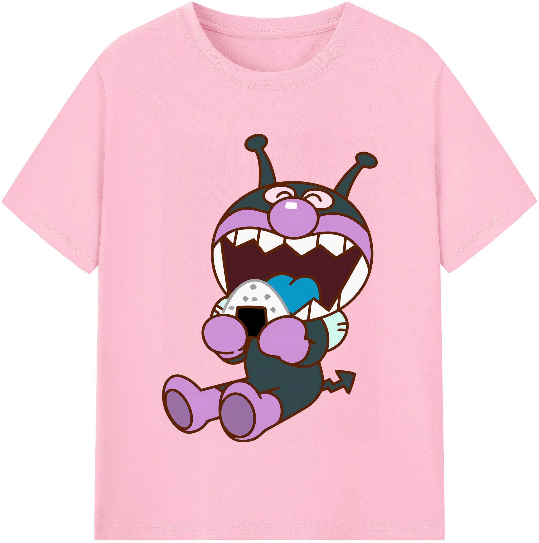 （画像用） アンパンマン Anpanman 綿100％半袖Tシャツ（フロントプリント）