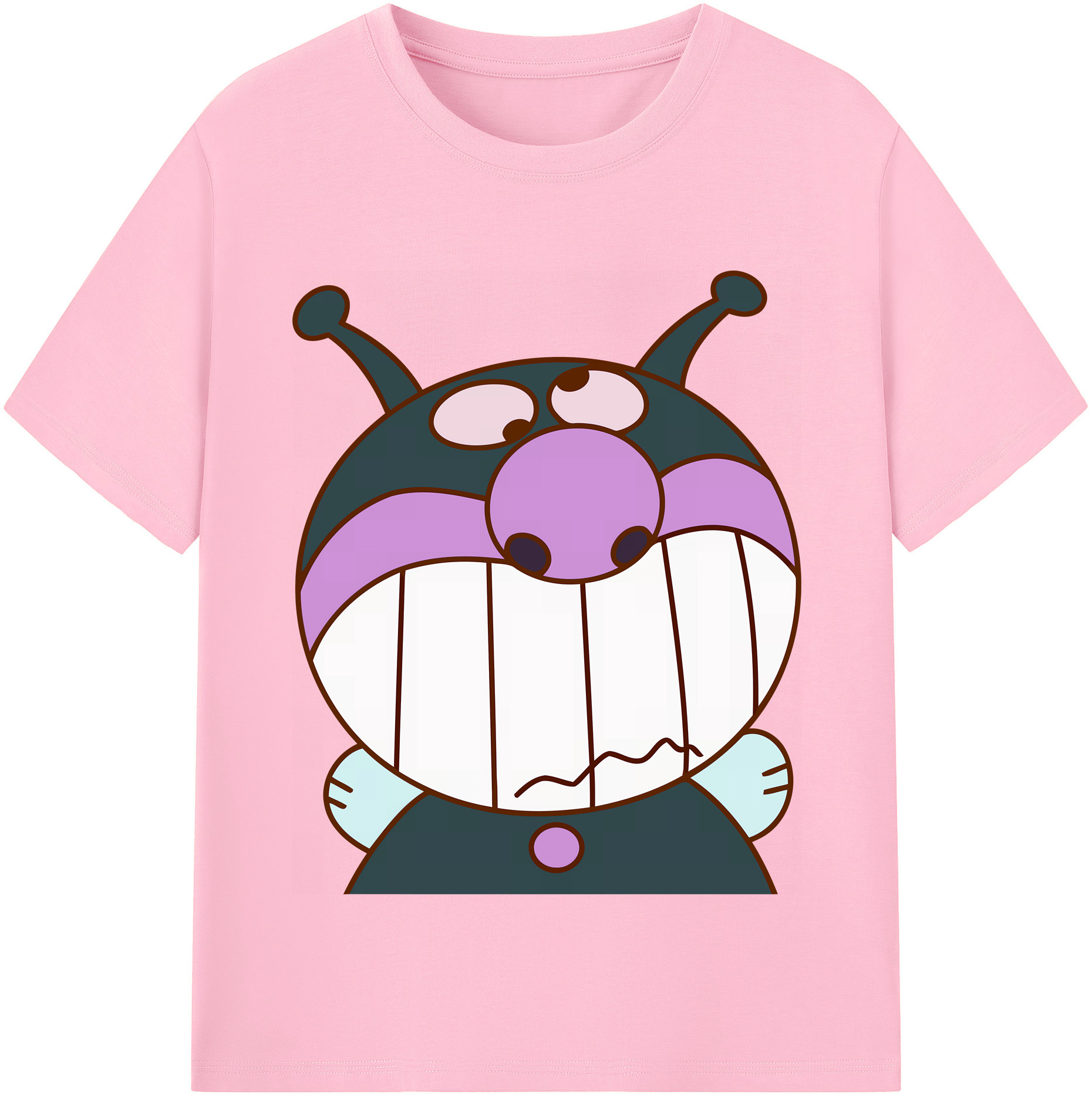 （画像用） アンパンマン Anpanman 綿100％半袖Tシャツ（フロントプリント）