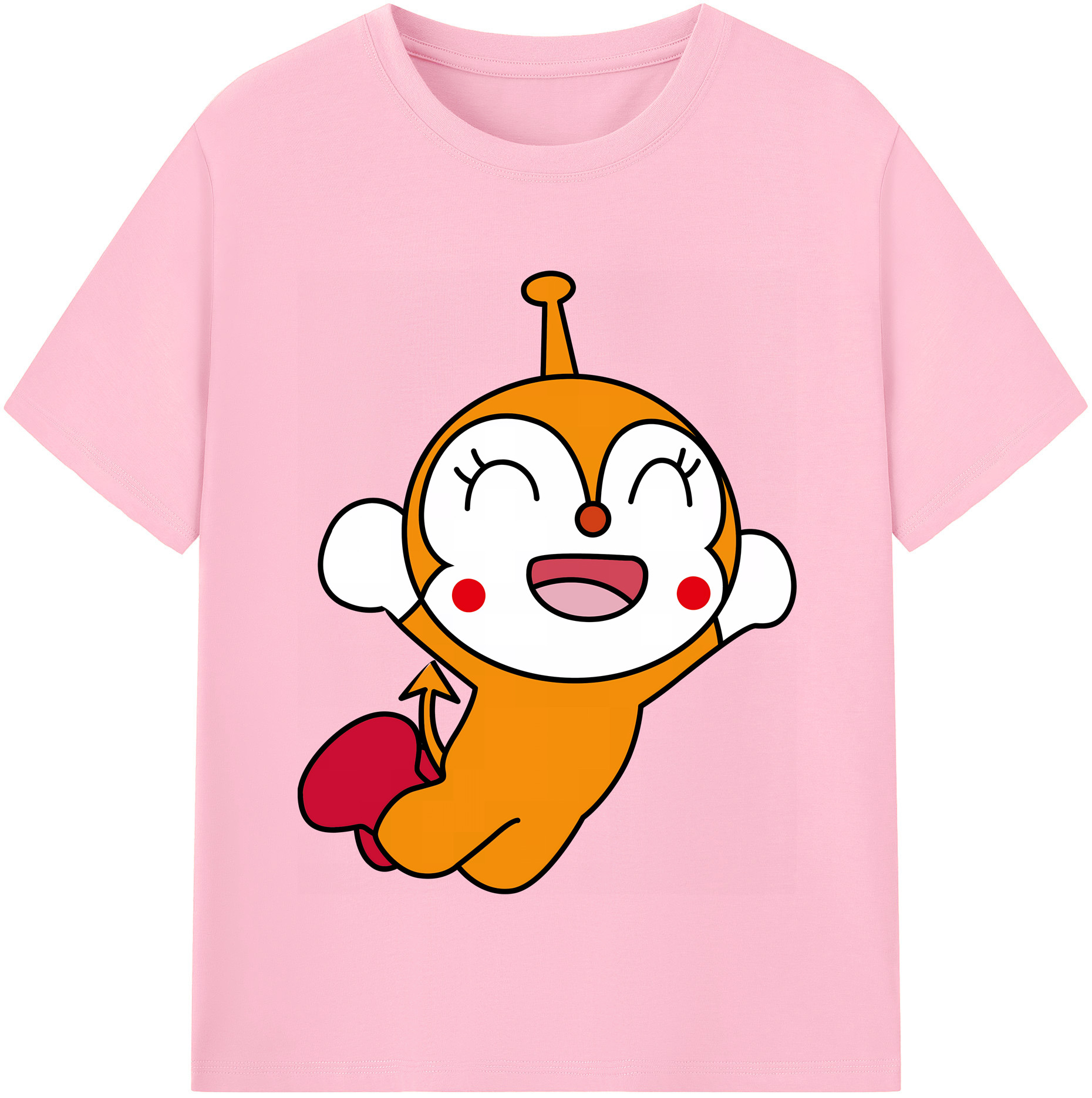 （画像用） アンパンマン Anpanman 綿100％半袖Tシャツ（フロントプリント）