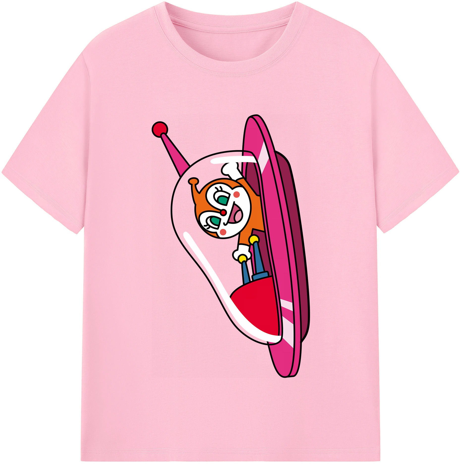 （画像用） アンパンマン Anpanman 綿100％半袖Tシャツ（フロントプリント）