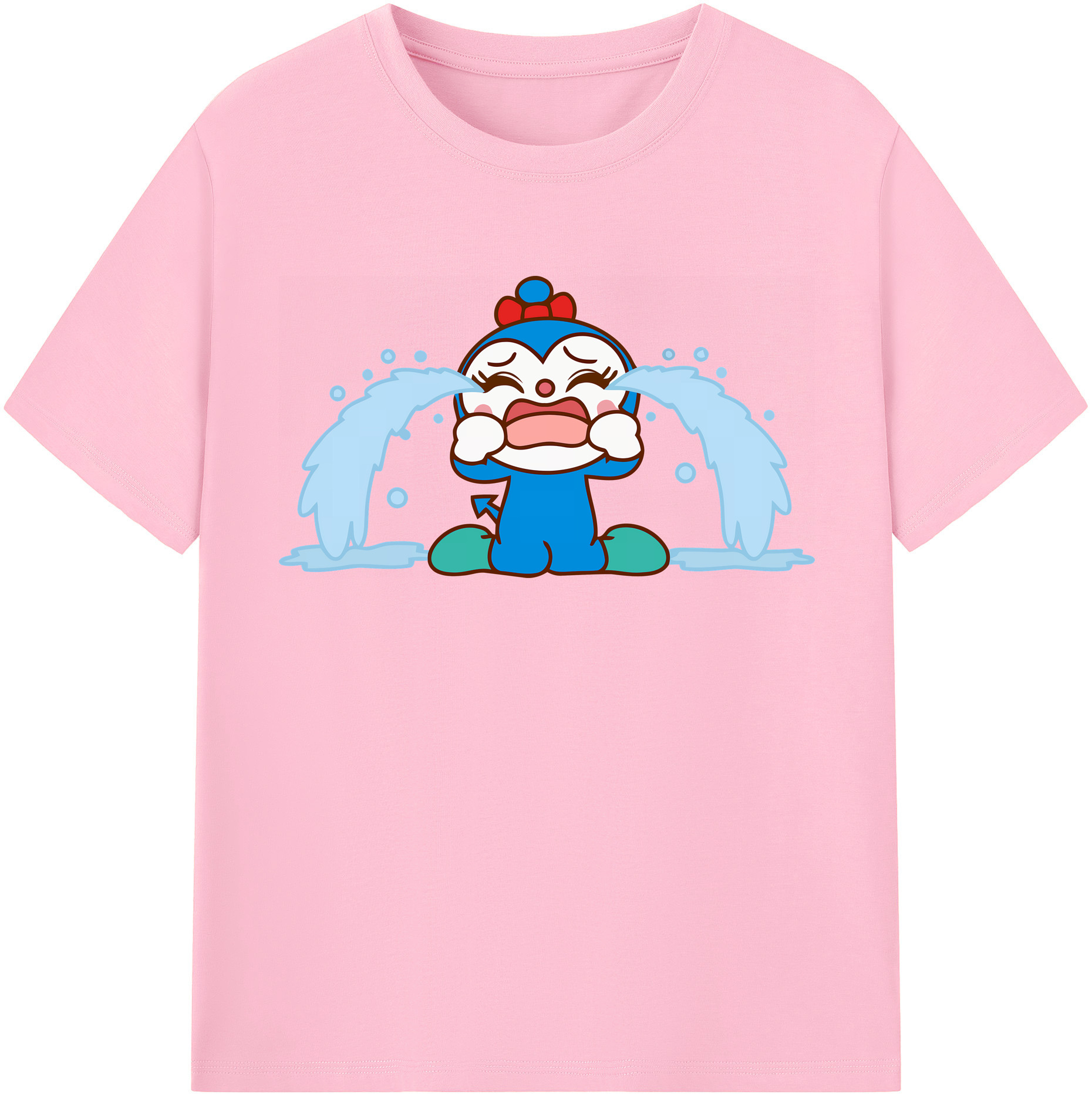 （画像用） アンパンマン Anpanman 綿100％半袖Tシャツ（フロントプリント）
