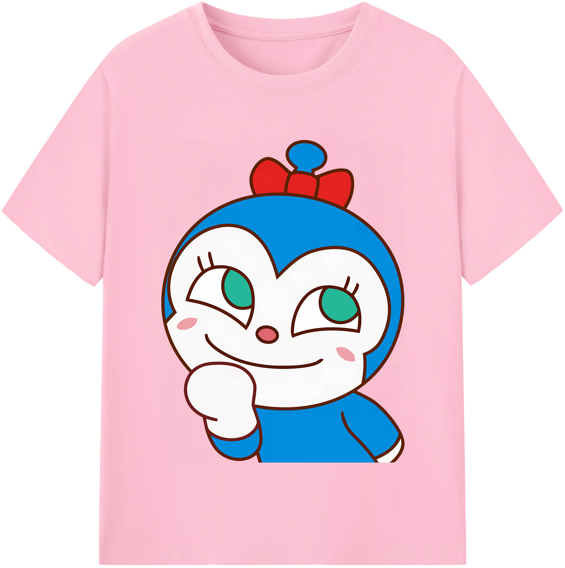 （画像用） アンパンマン Anpanman 綿100％半袖Tシャツ（フロントプリント）