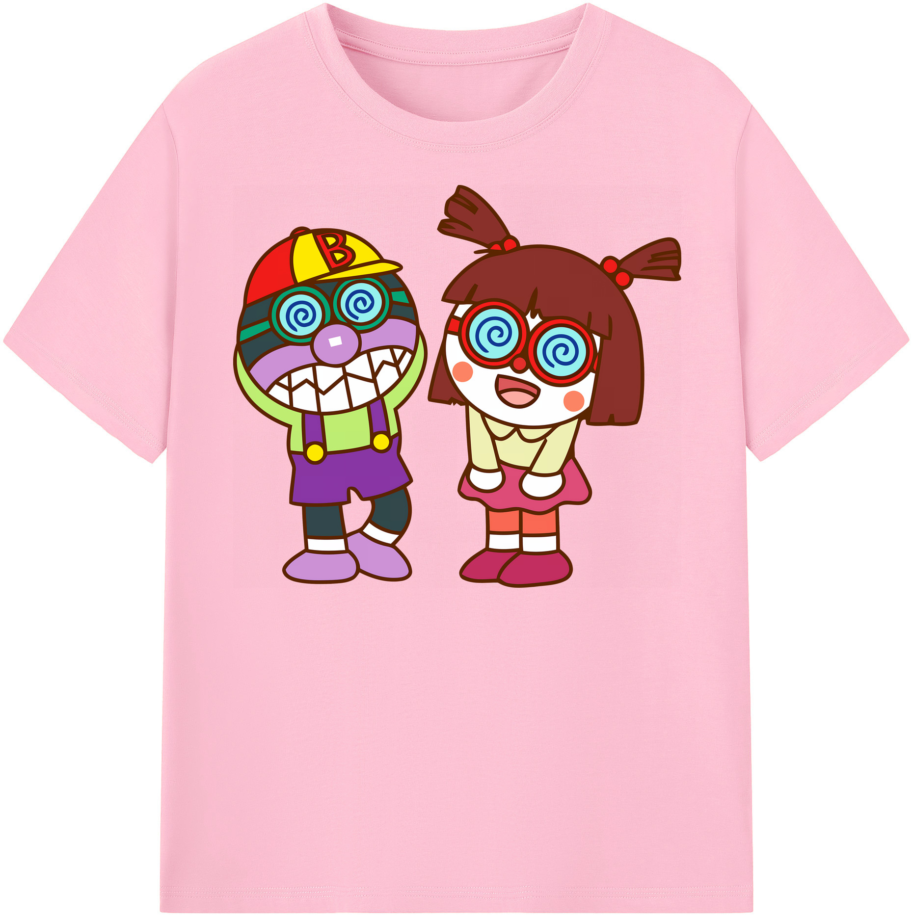 （画像用） アンパンマン Anpanman 綿100％半袖Tシャツ（フロントプリント）